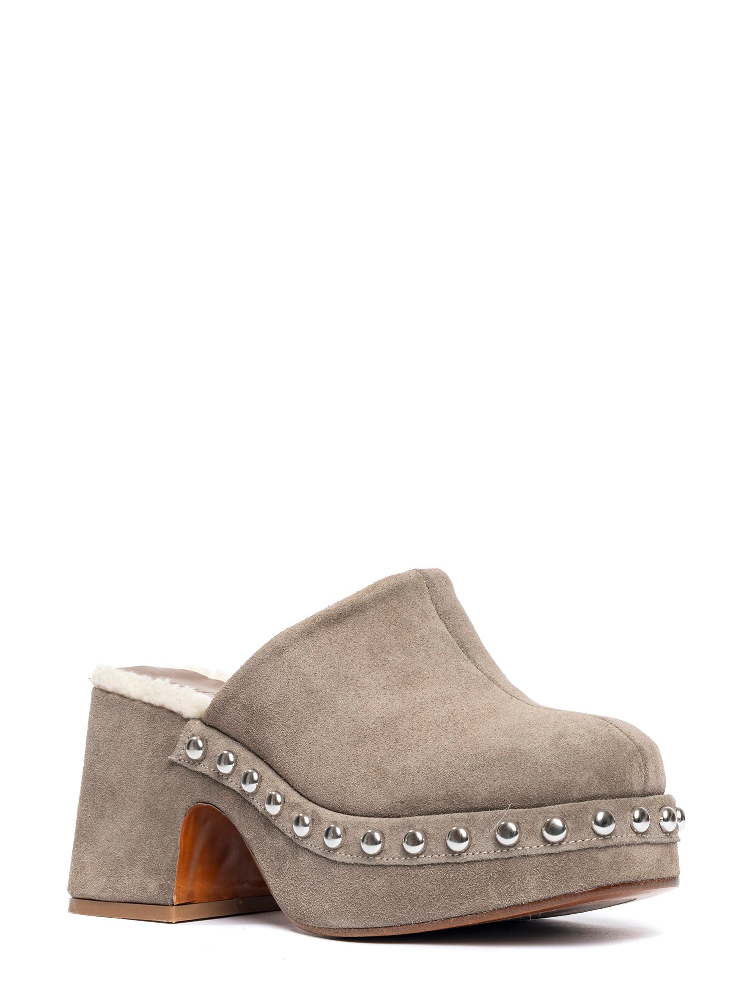 Zeppe in camoscio taupe 2334