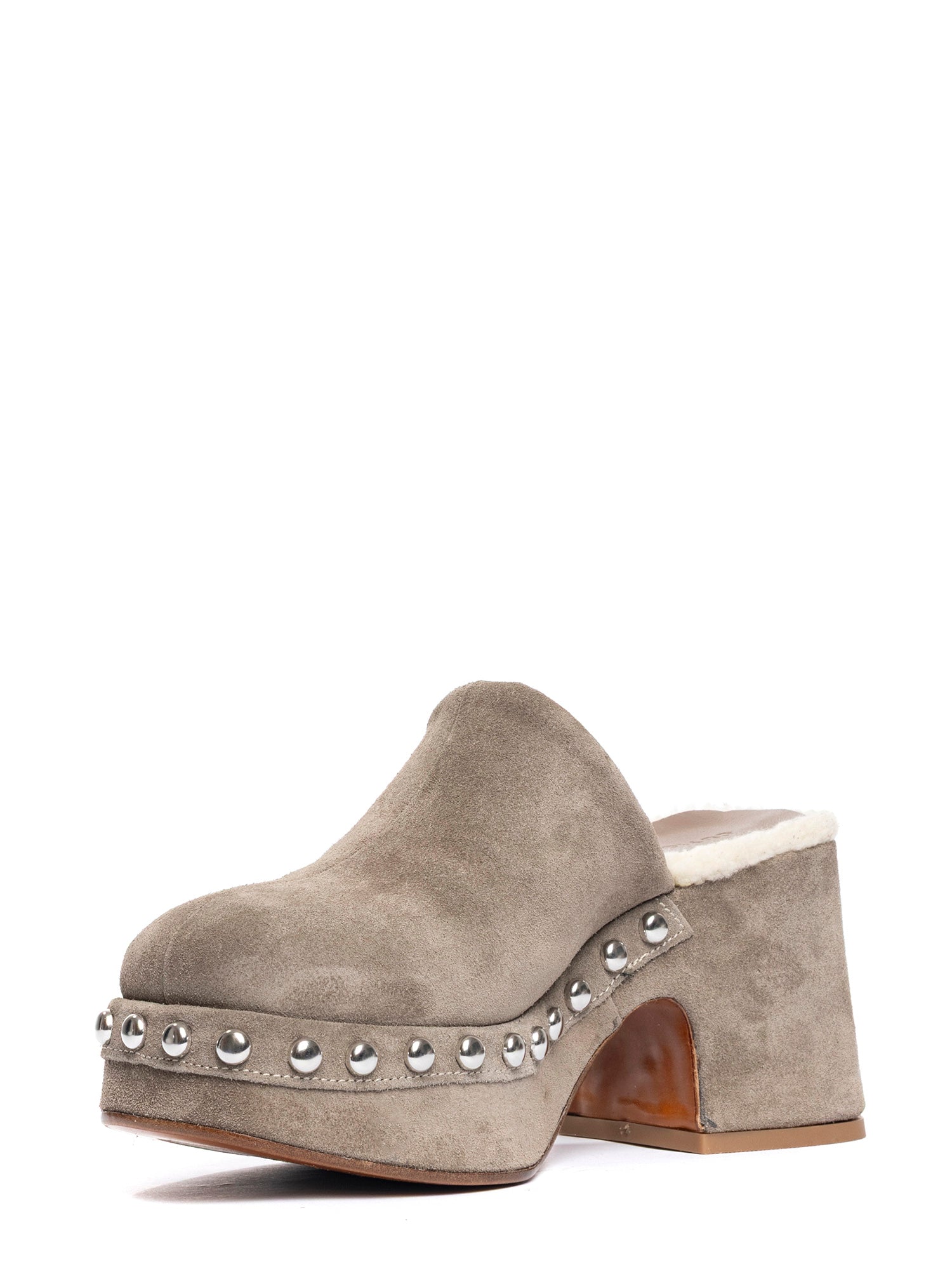 Zeppe in camoscio taupe 2334