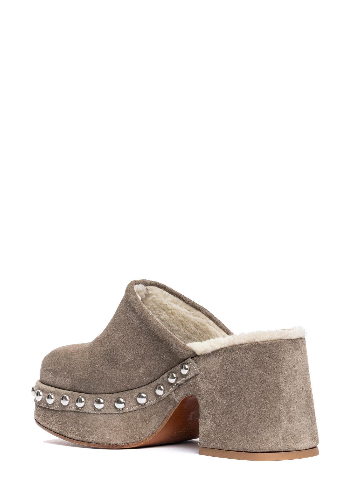 Zeppe in camoscio taupe 2334