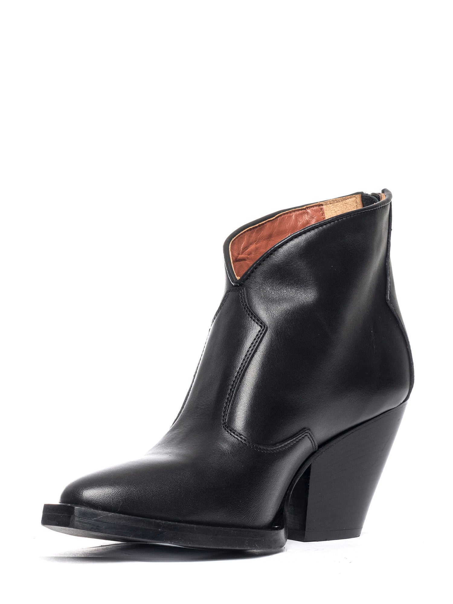 Tronchetti texani in vitello nero 2066