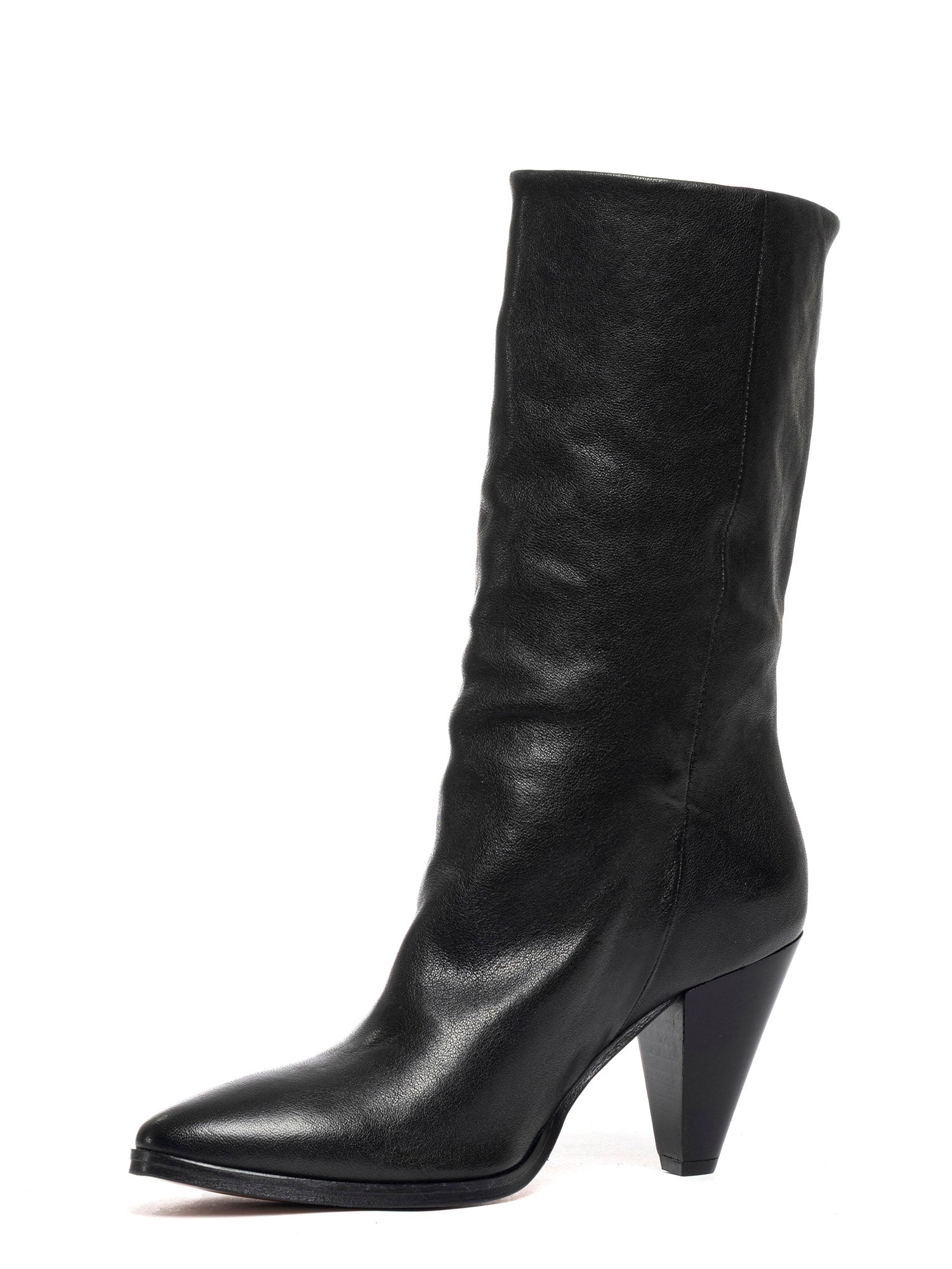 Stivali in vitello nero 2710
