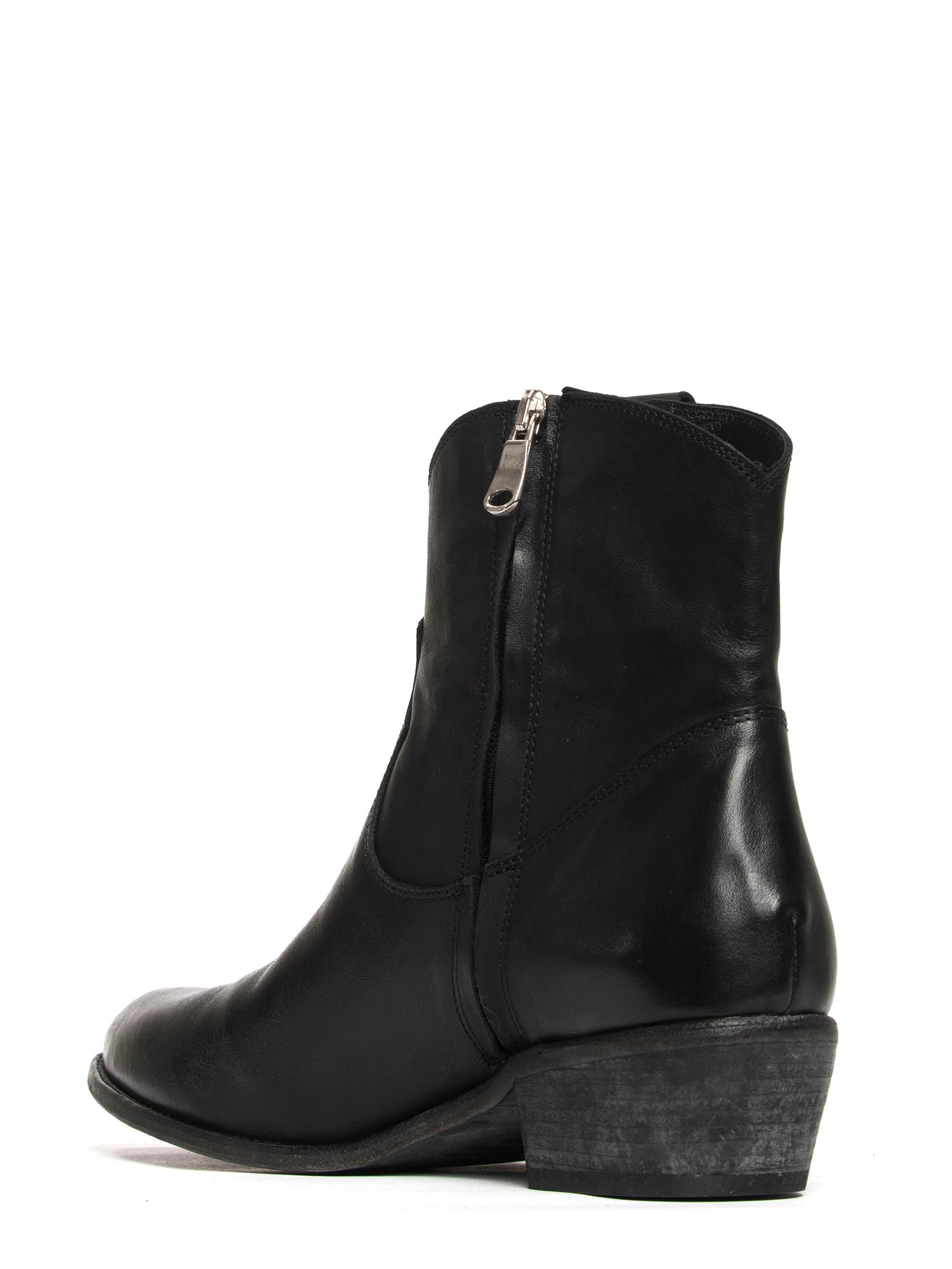 Tronchetti texani in vitello nero 2715