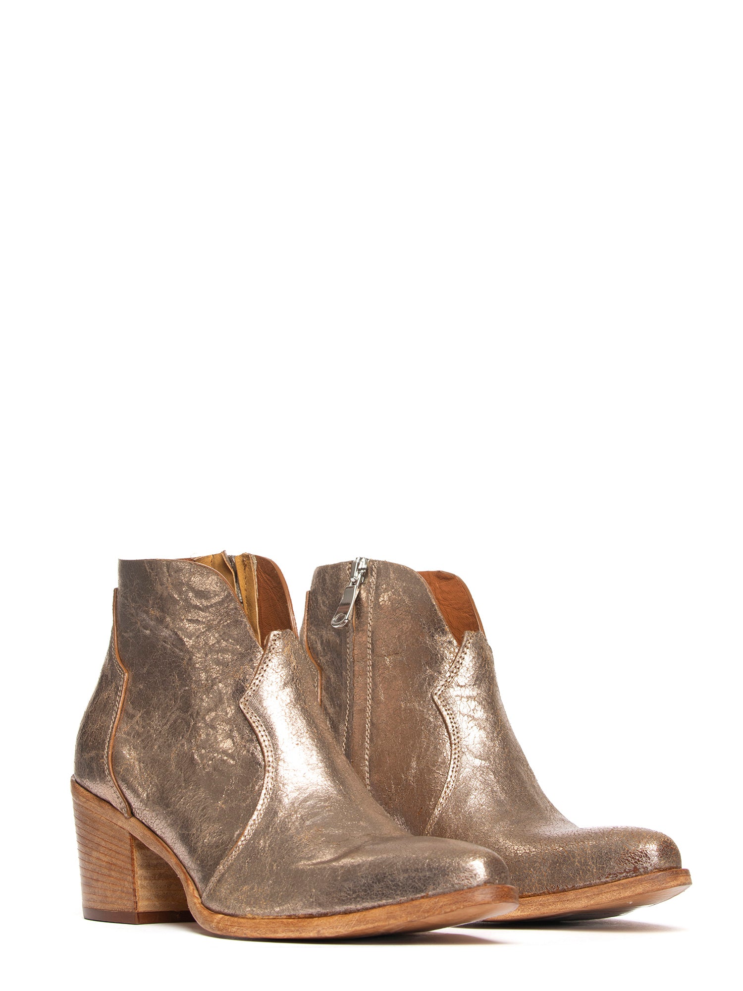 Tronchetti texani in laminato gold rose 2722