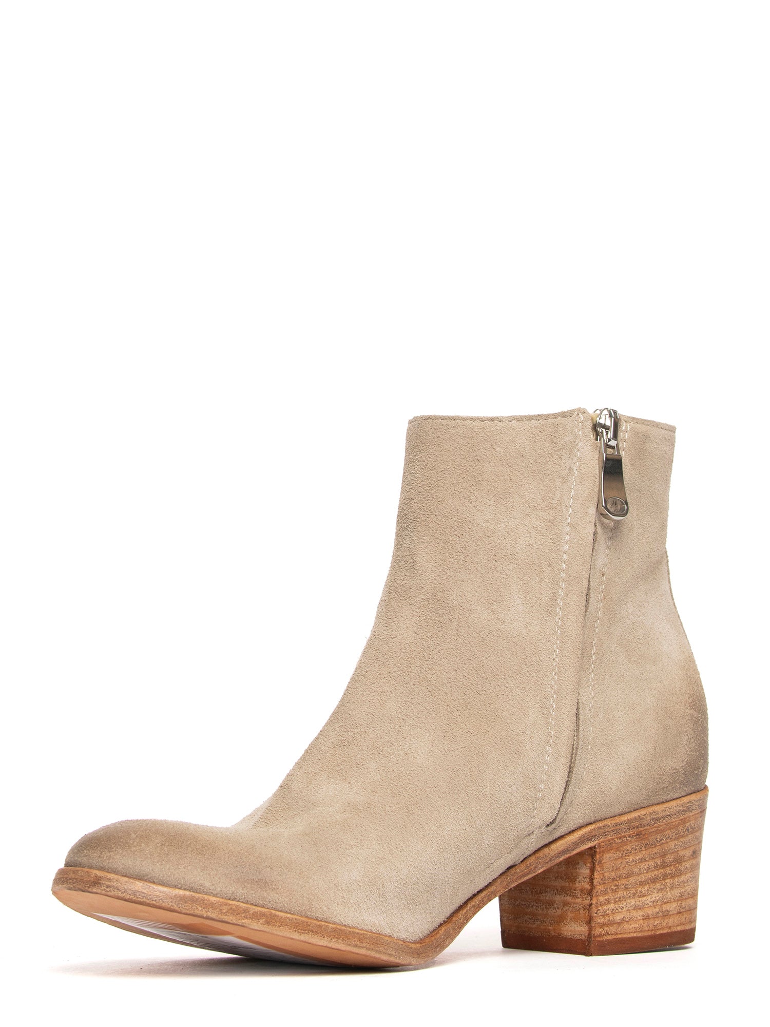 Tronchetti in camoscio beige 2725