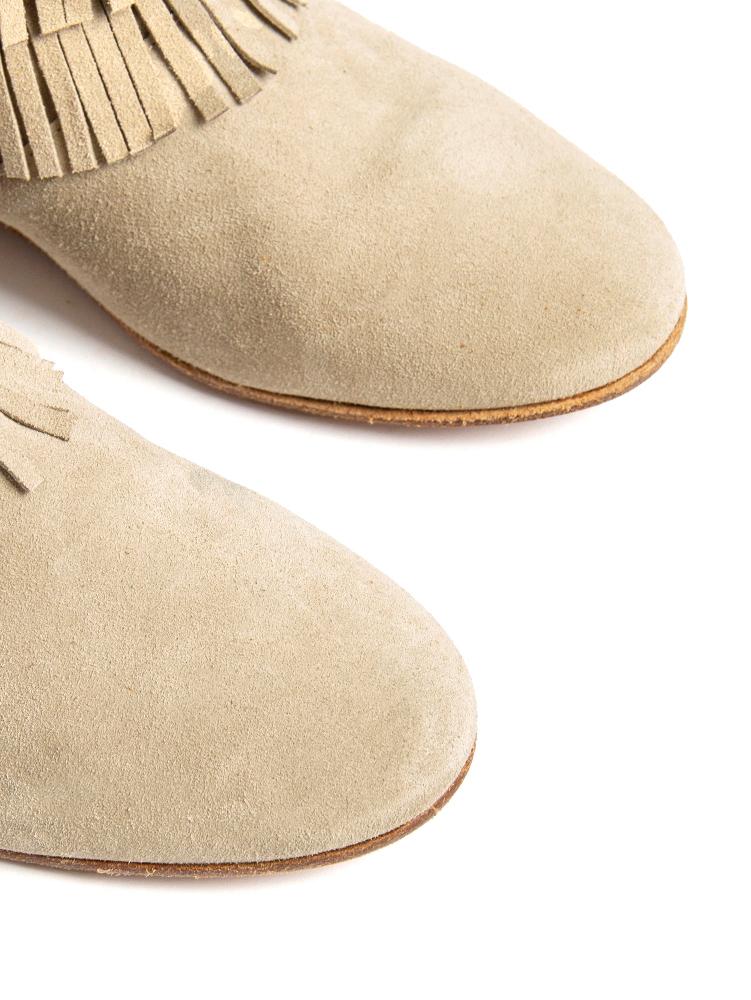 Tronchetti in camoscio beige 2731