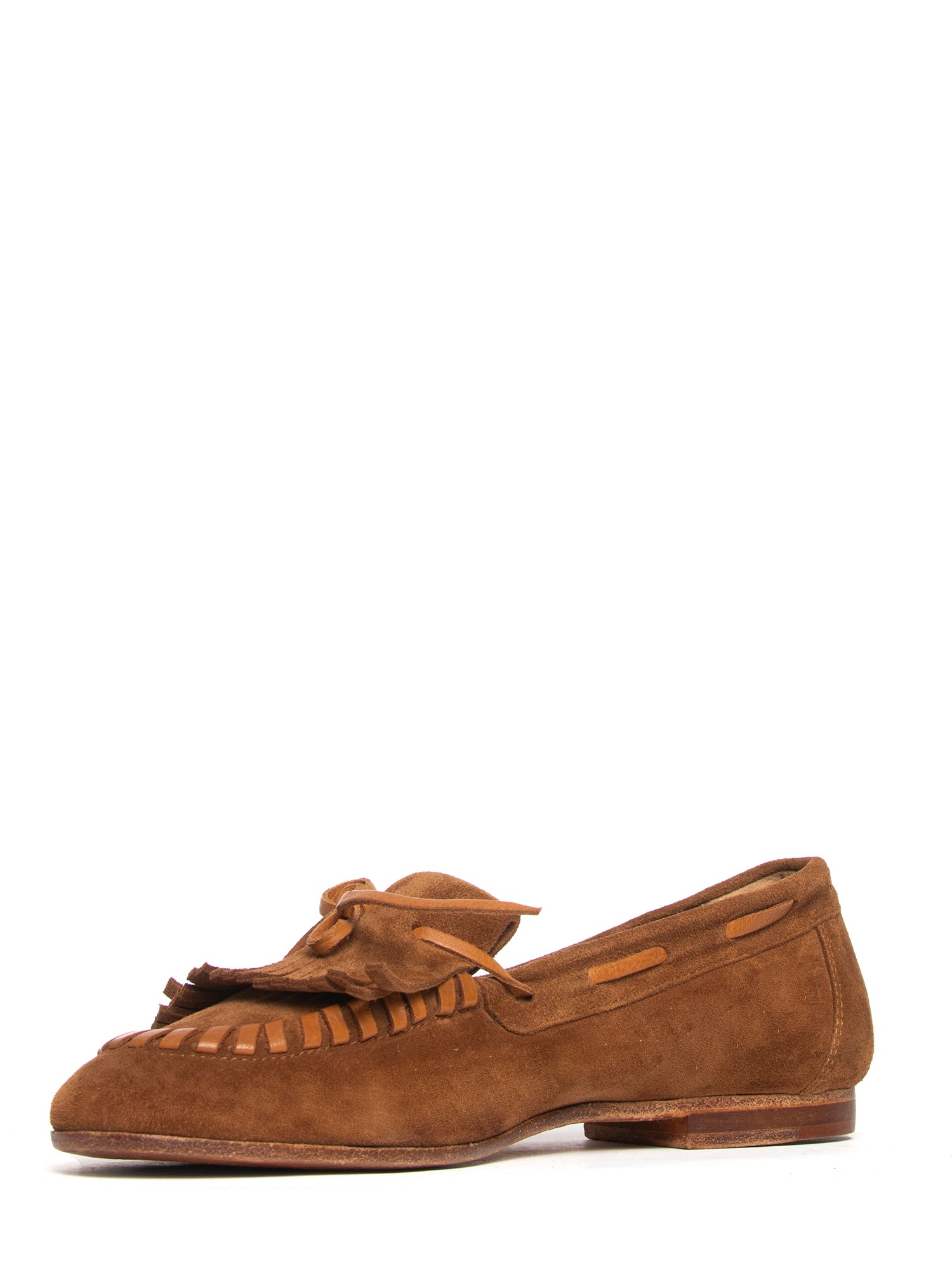 Mocassini in camoscio whiskey 2733