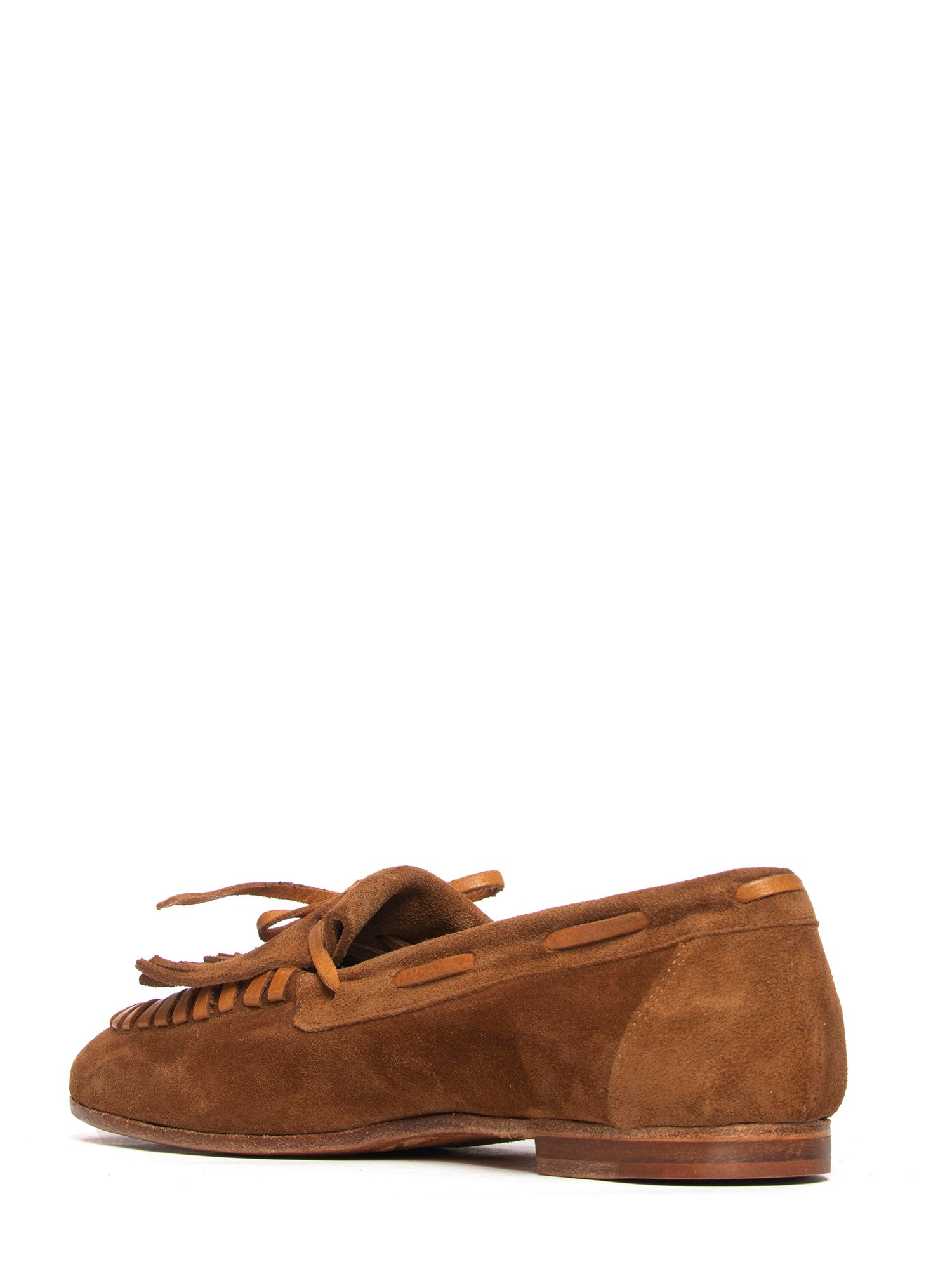 Mocassini in camoscio whiskey 2733