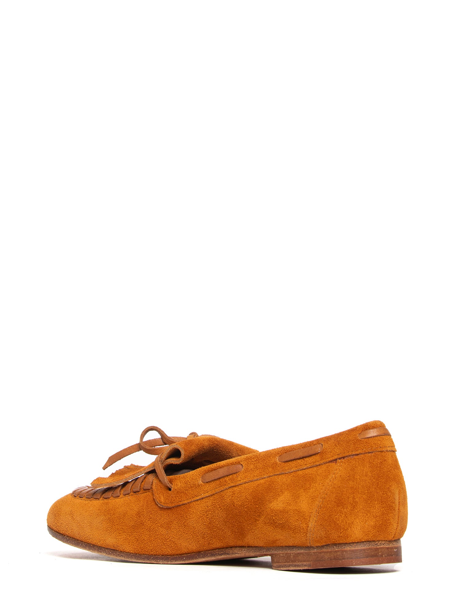 Mocassini in camoscio ruggine 2733