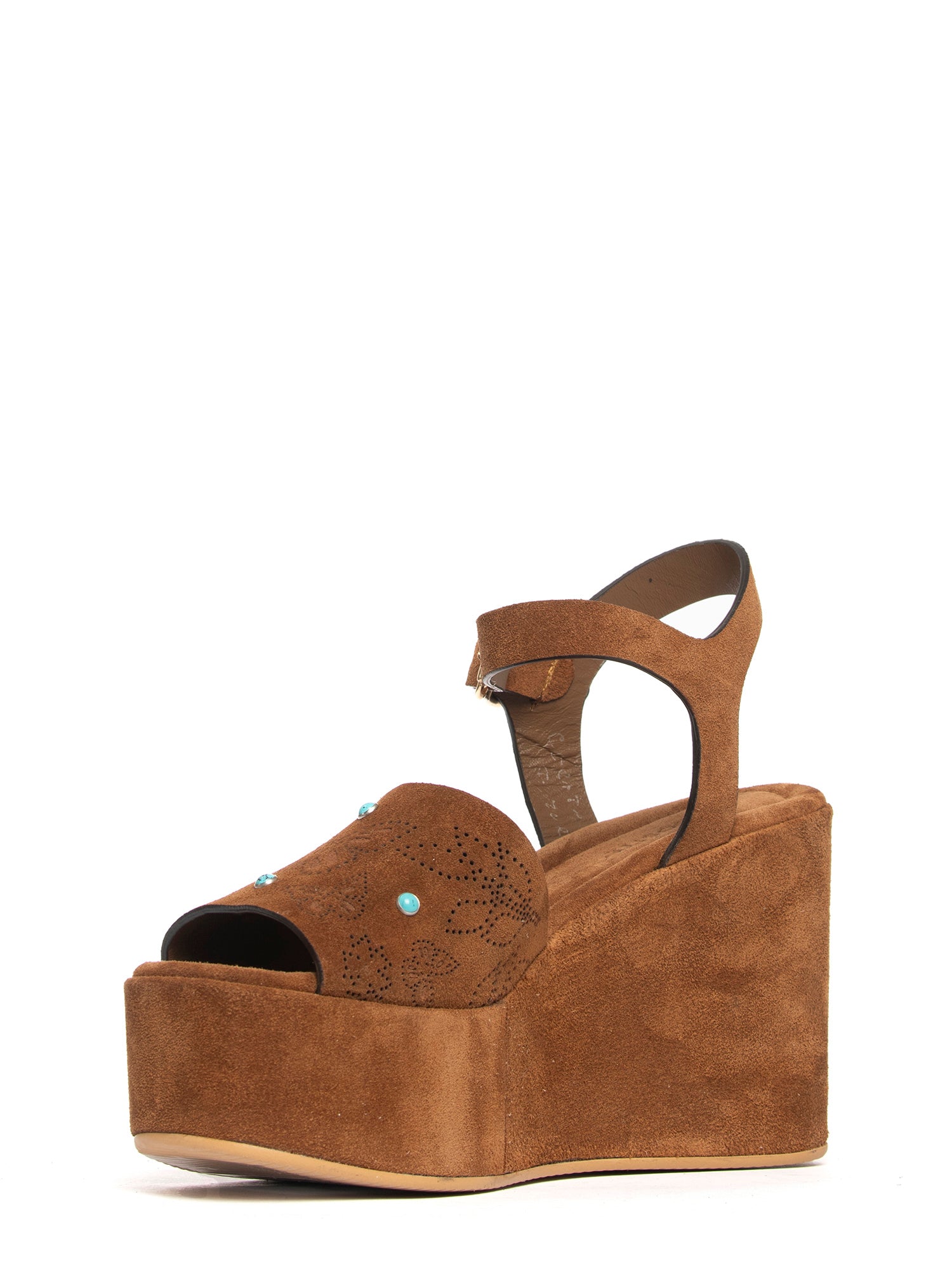 Zeppe in camoscio whiskey 2742