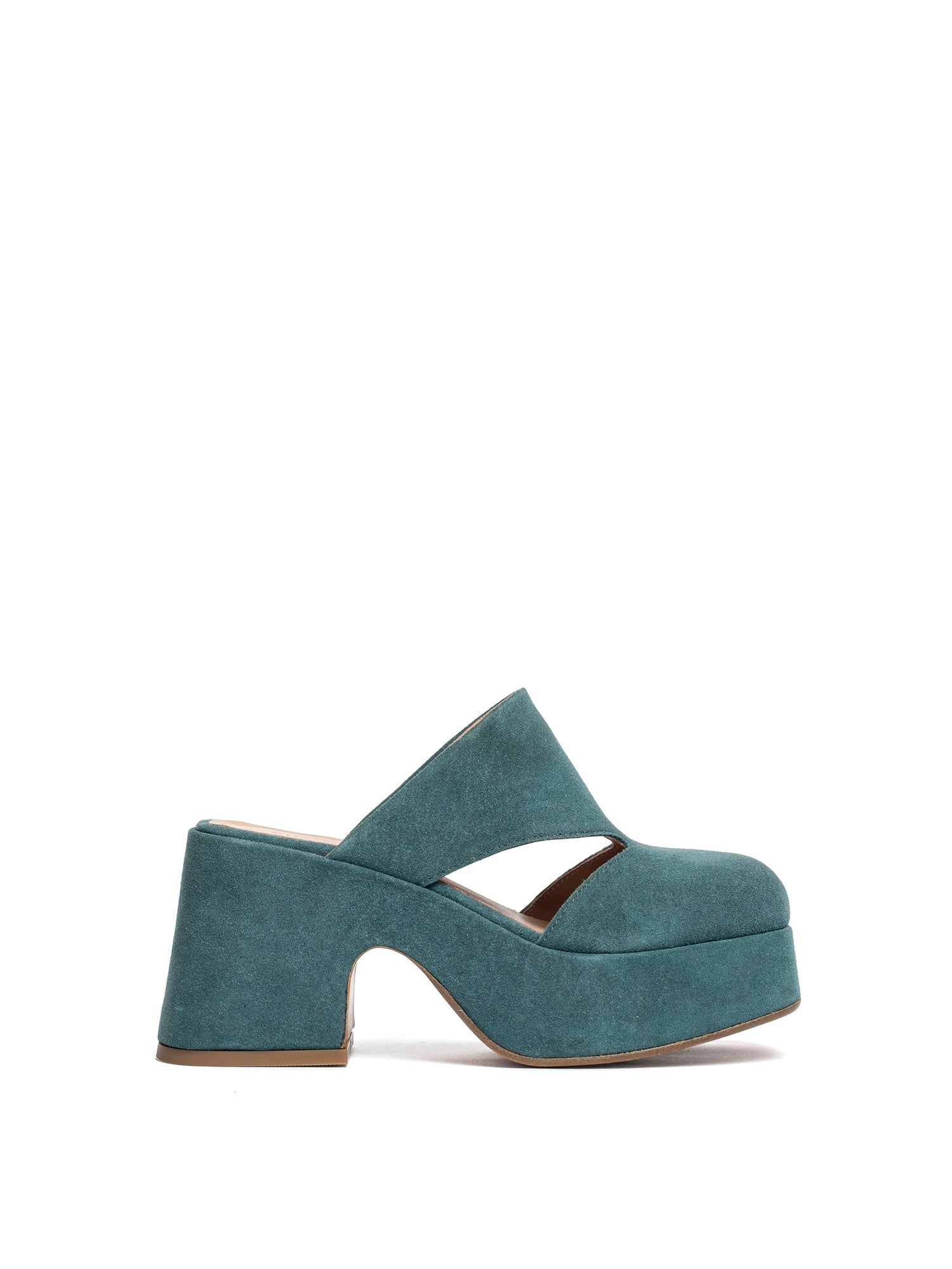 Zeppe in camoscio ottanio 2749