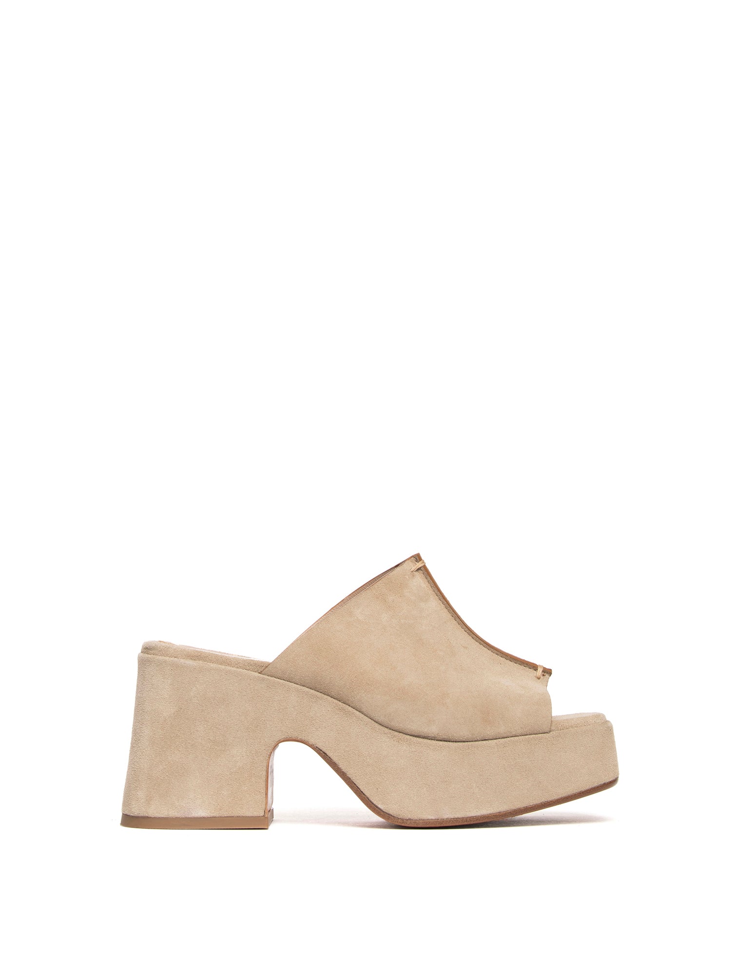 Zeppe in camoscio beige 2752