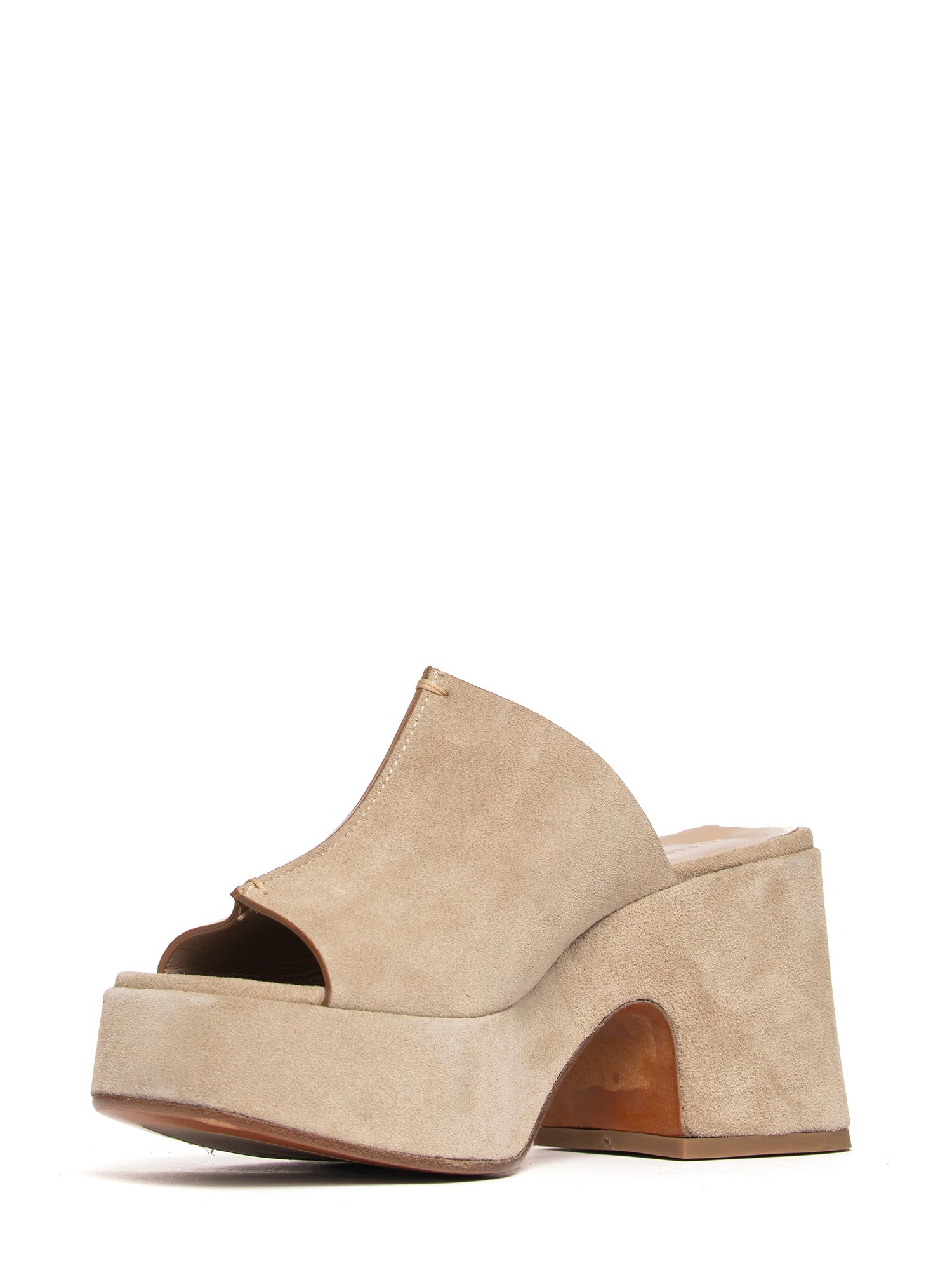 Zeppe in camoscio beige 2752