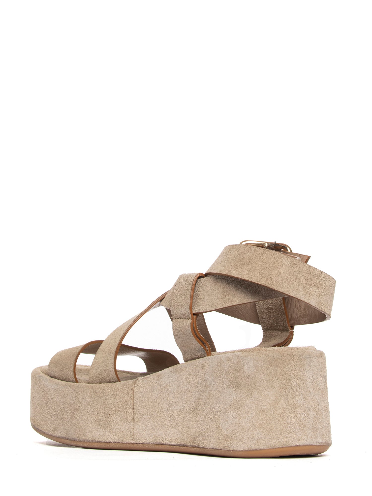 Zeppe in camoscio beige 2755
