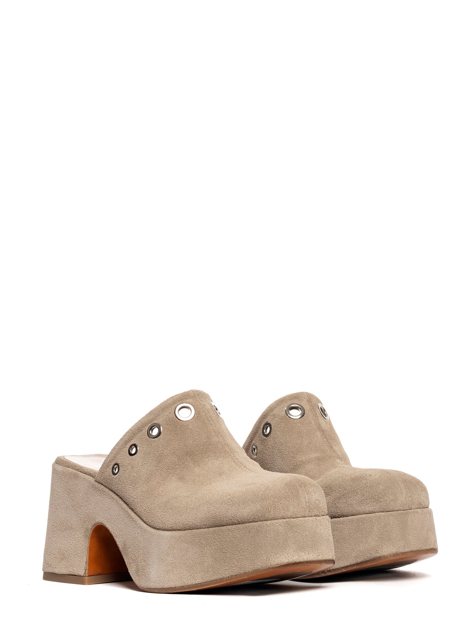 Zeppe in camoscio beige 2769