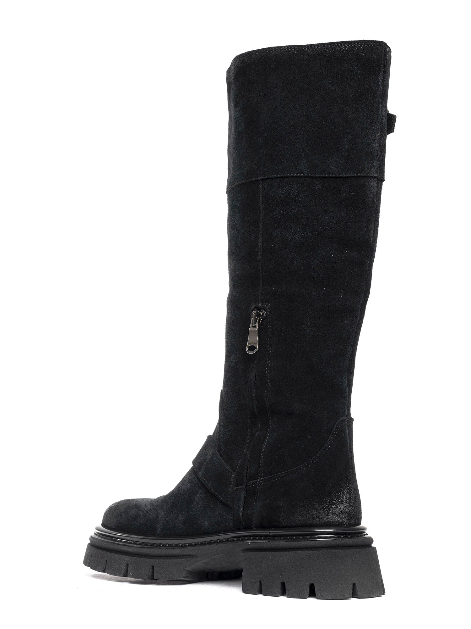 Biker in camoscio nero 2815