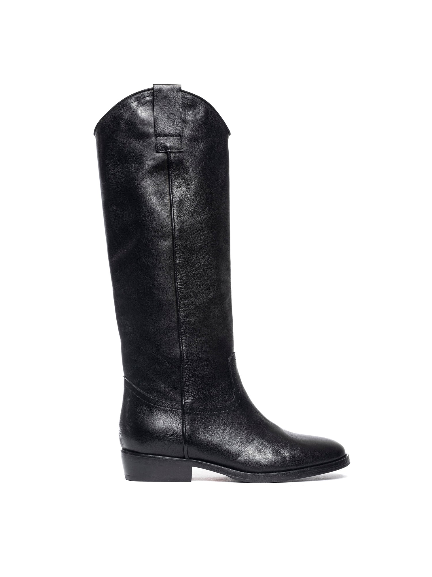 Stivali in vitello nero 2817