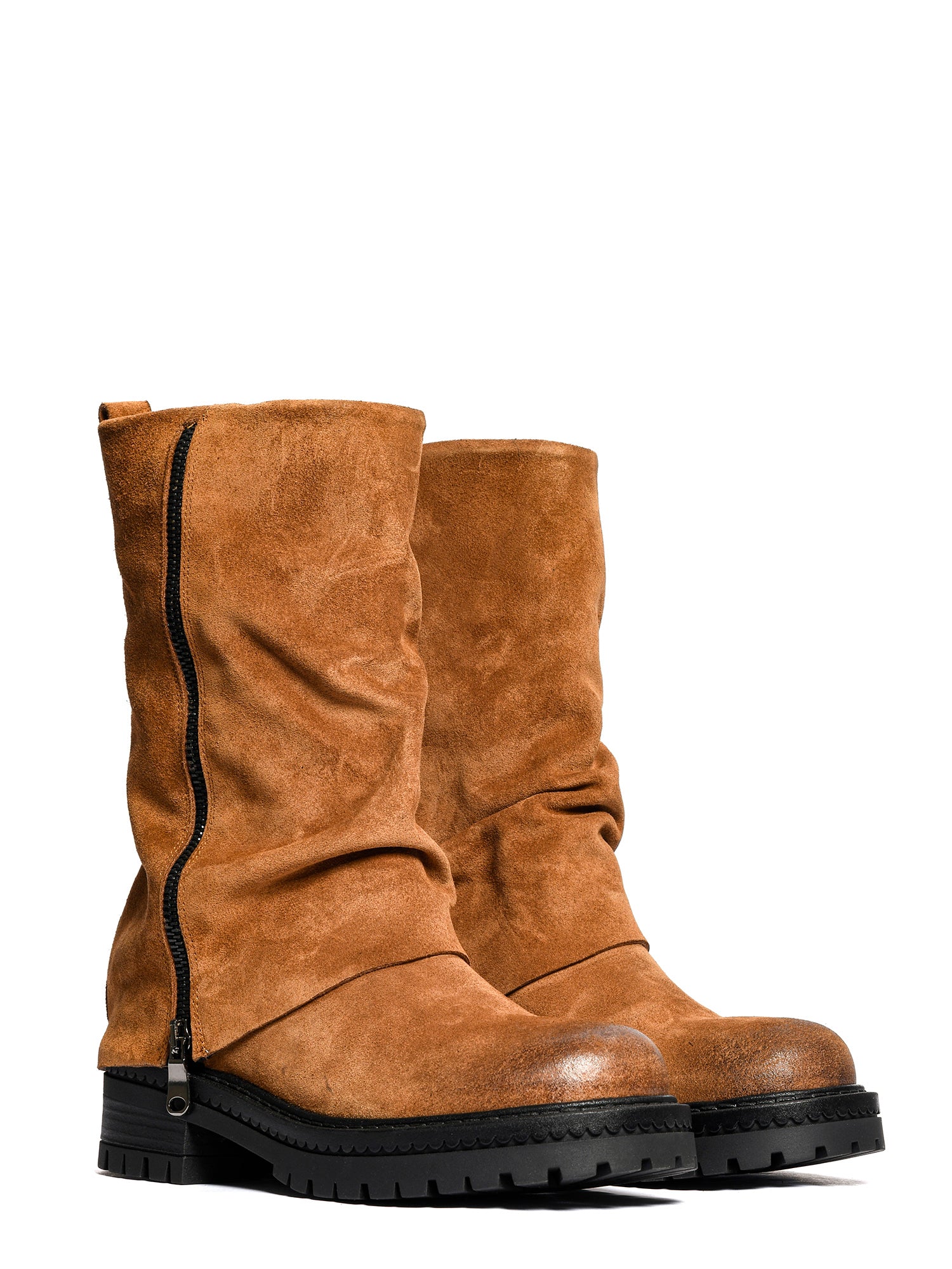 Biker in camoscio cuoio 2825