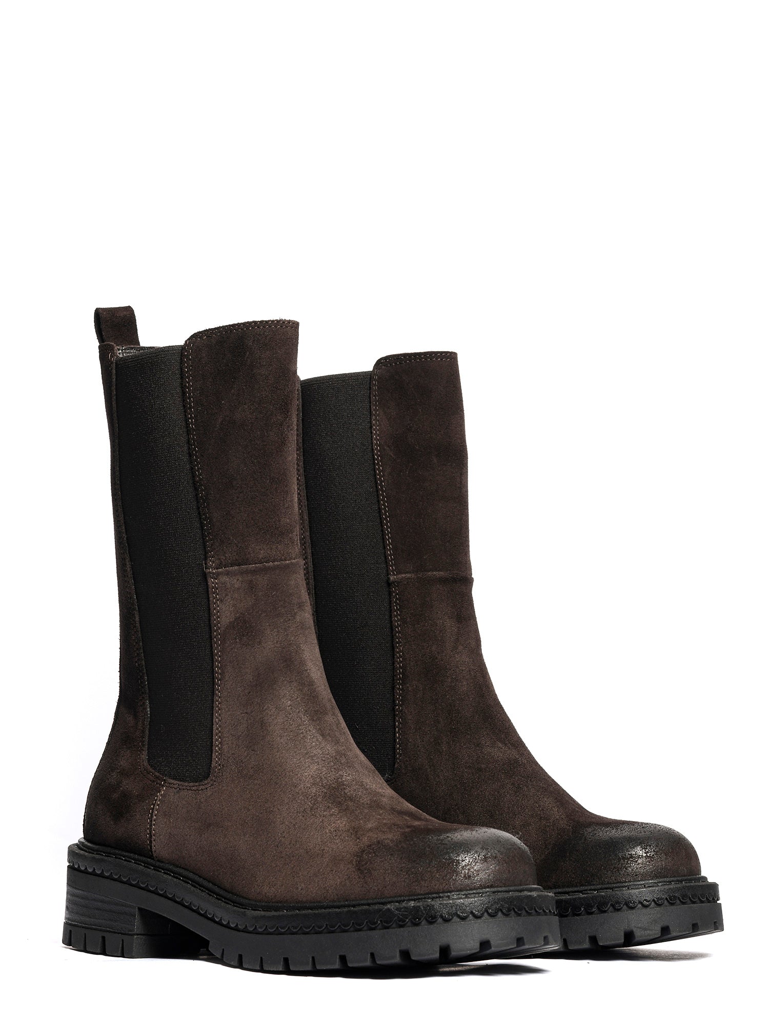 Beatles in camoscio testa di moro 2826