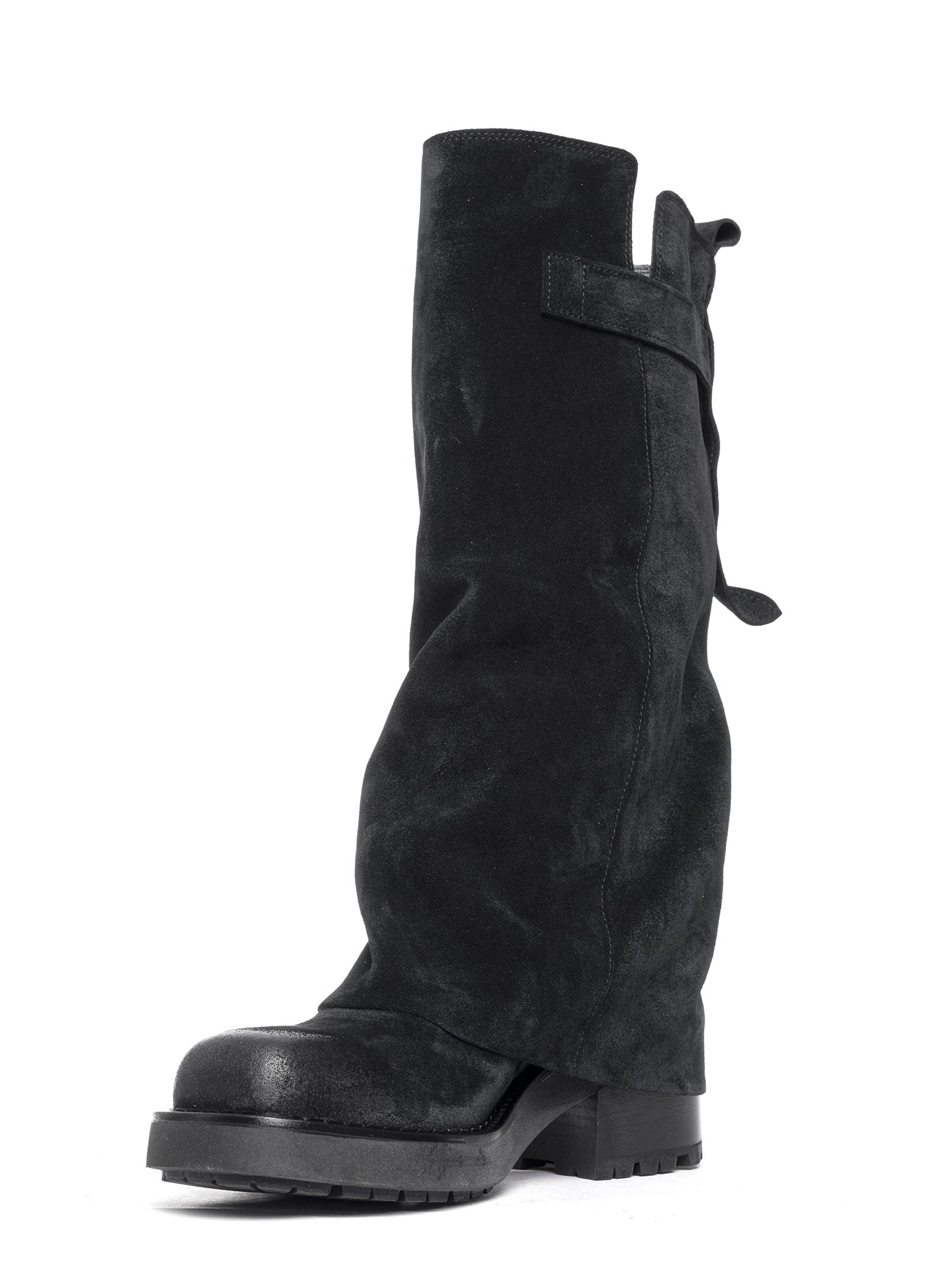 Biker in camoscio nero 2828