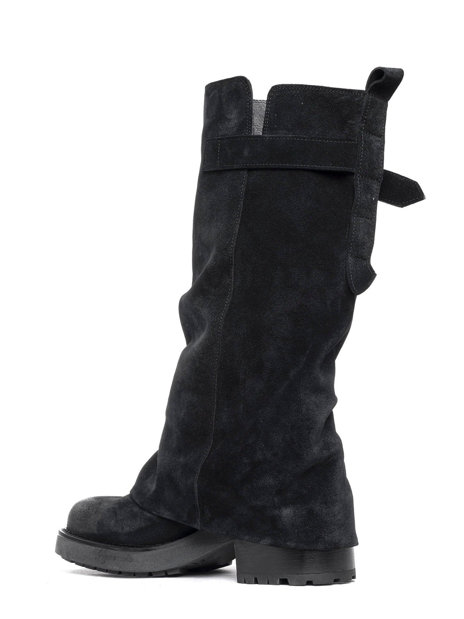 Biker in camoscio nero 2828