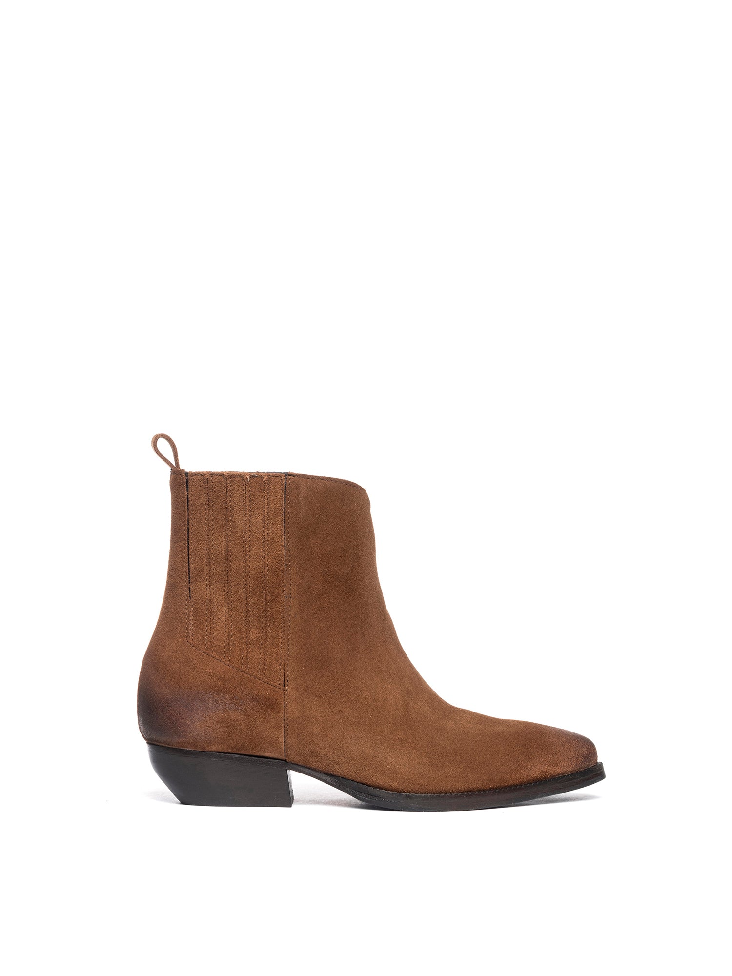 Tronchetti texani beatles in camoscio cuoio 2847