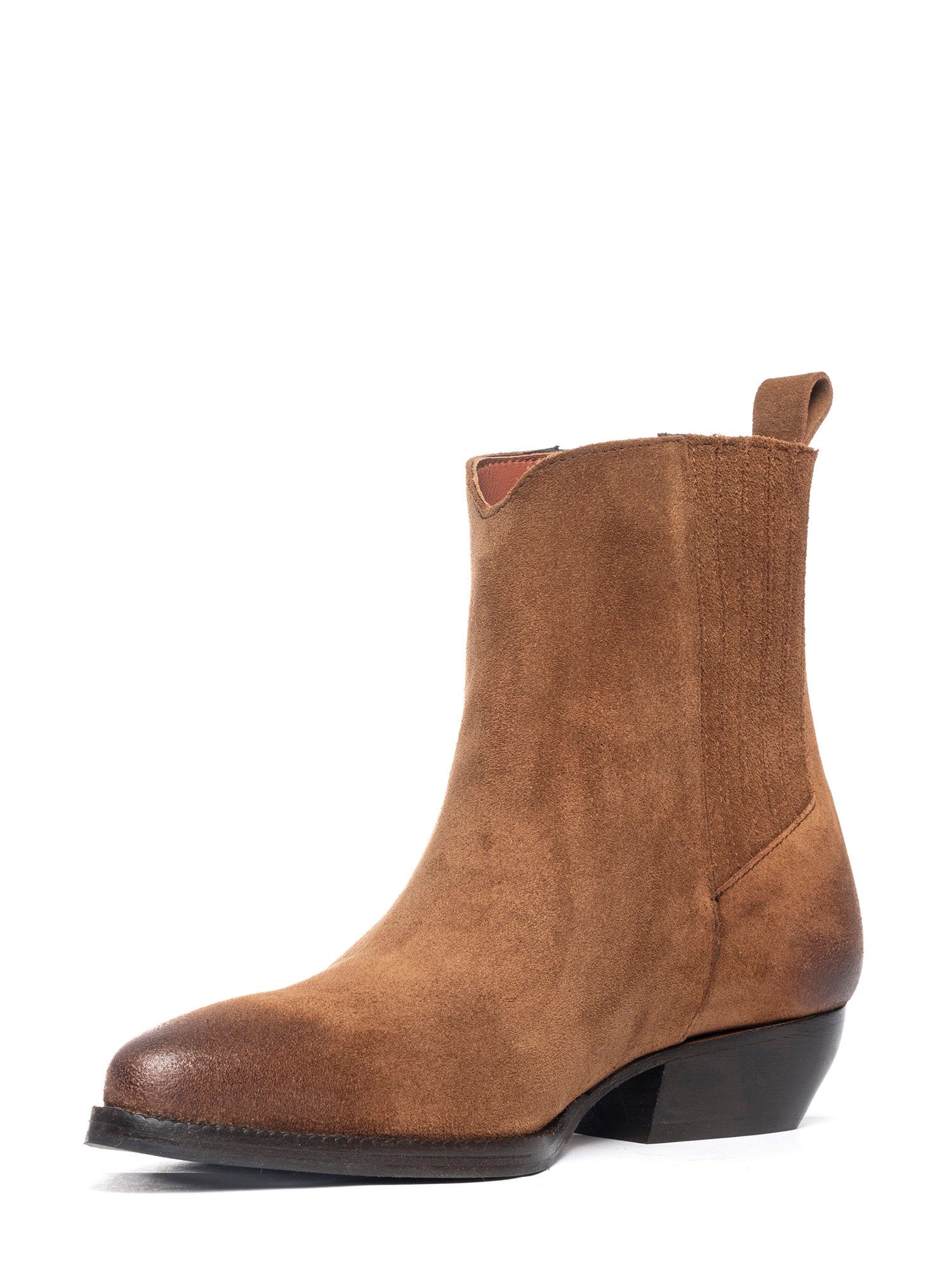 Tronchetti texani beatles in camoscio cuoio 2847