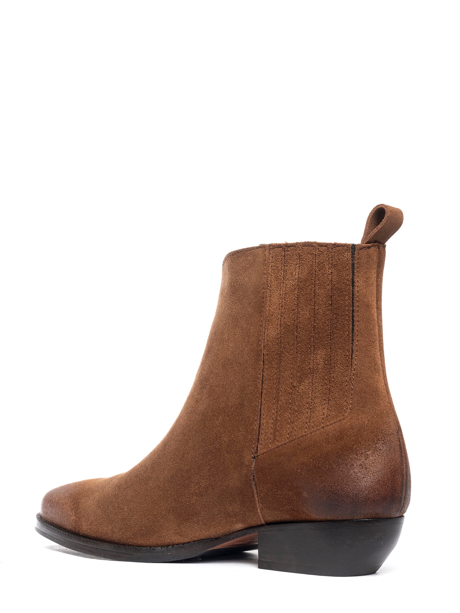 Tronchetti texani beatles in camoscio cuoio 2847