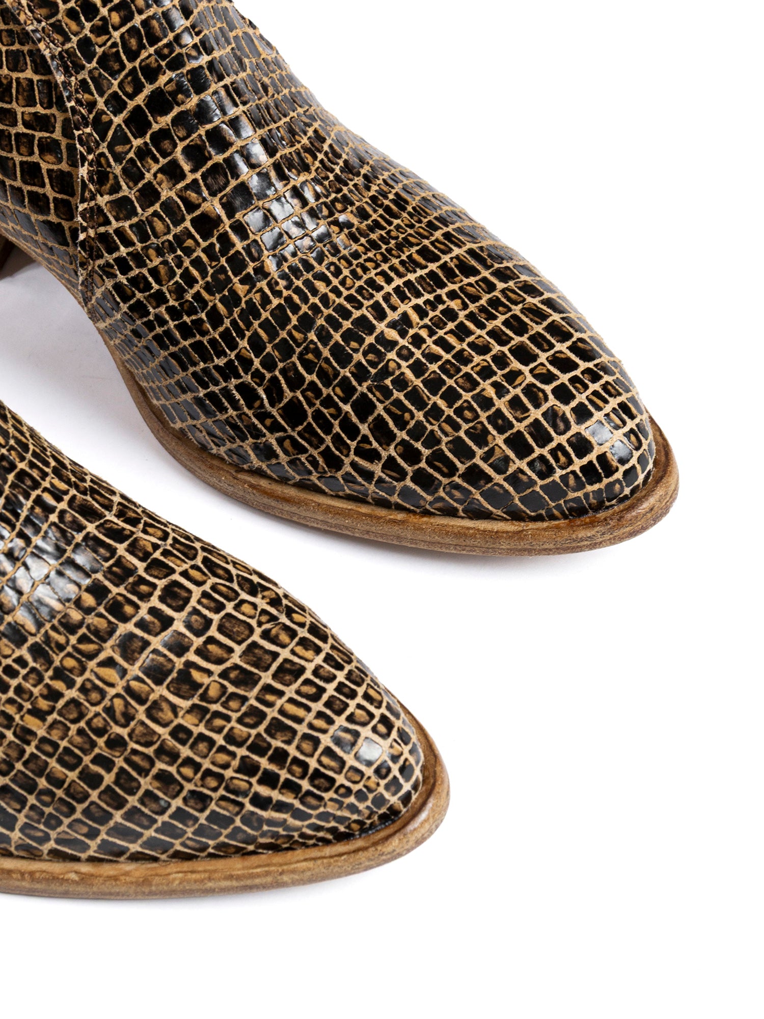 Tronchetti texani in vitello snake 2923