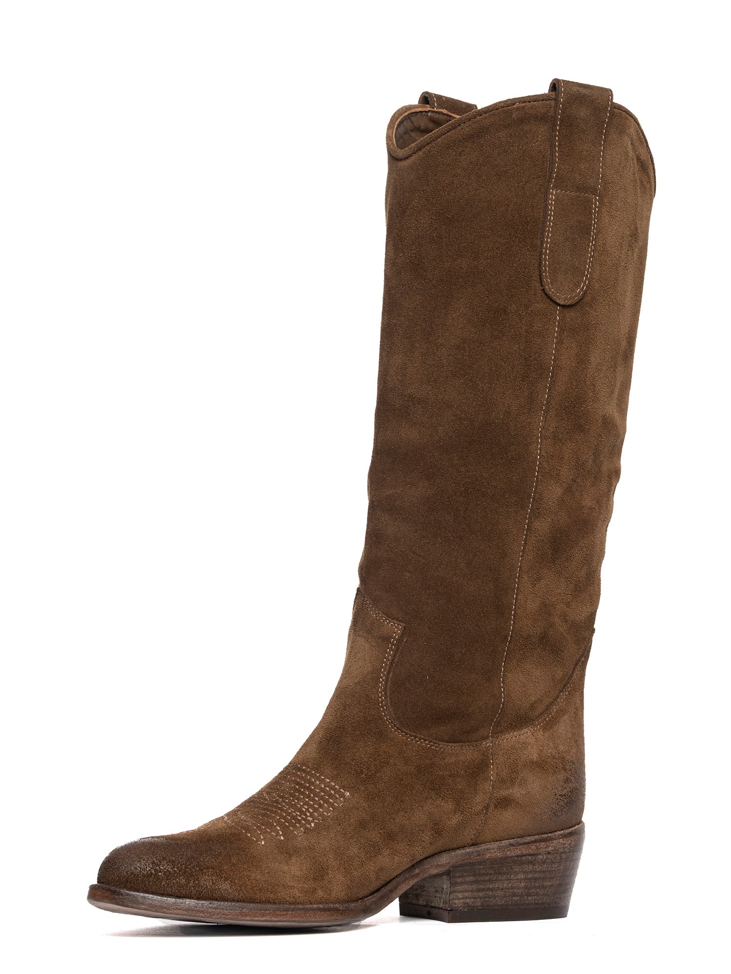 2925 Antelope Suede Cowboy Boots