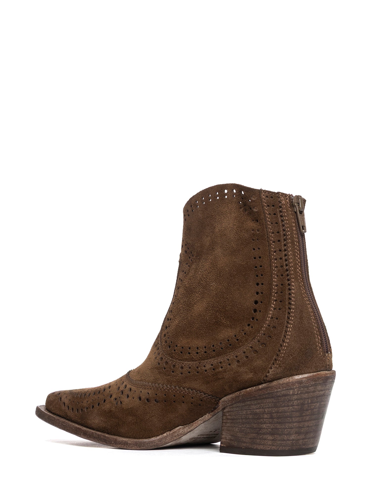 Antelope Suede Texan Ankle Boots 2926