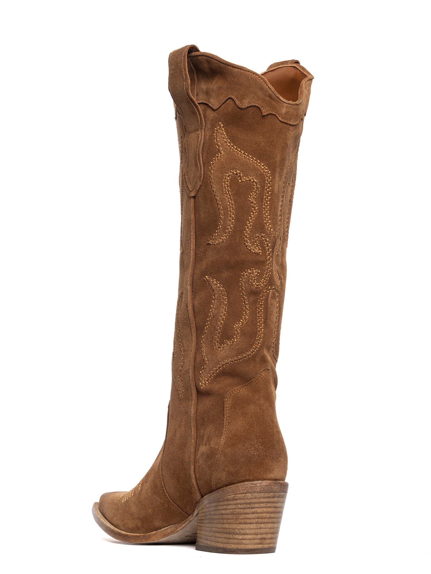 Whiskey Suede Texan Boots 2936