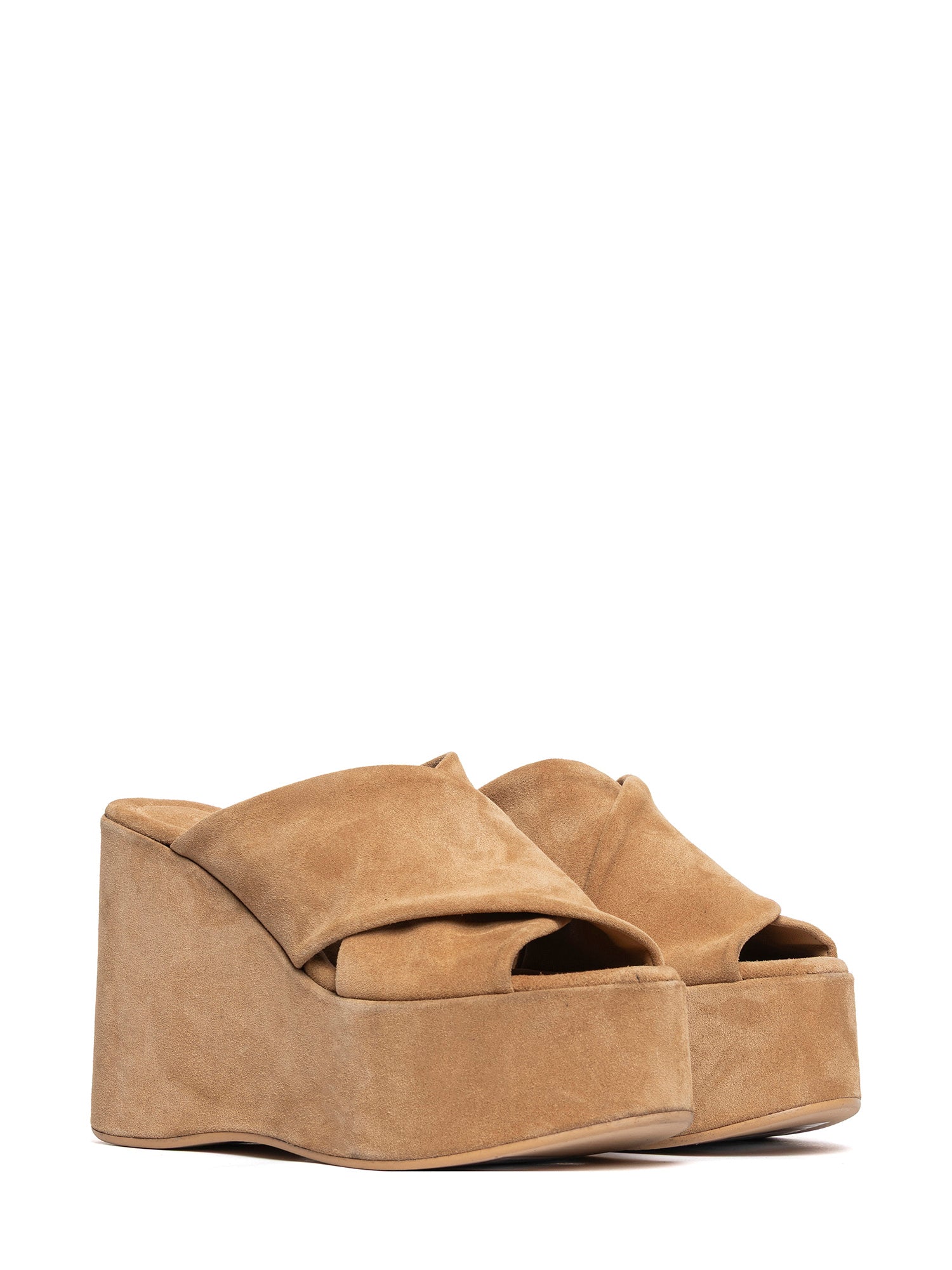 Suede leather wedges 2950