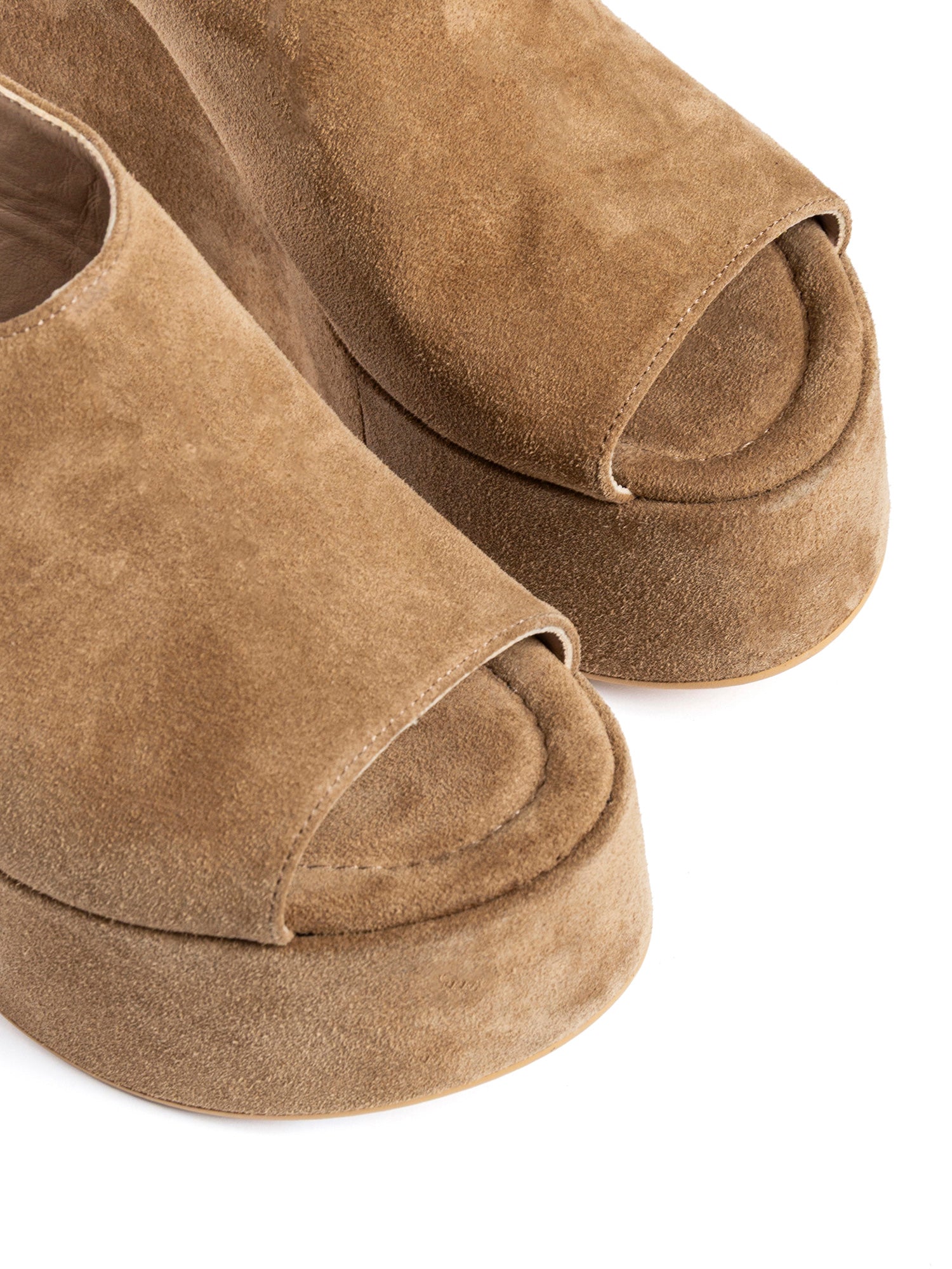 Zeppe in camoscio cappuccino 2952