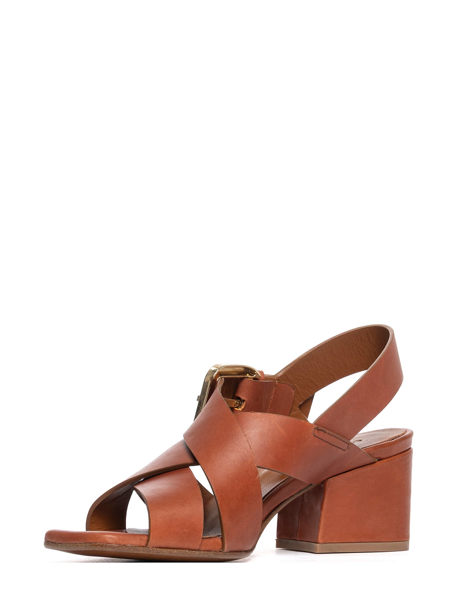 Mahogany calfskin sandals 2966