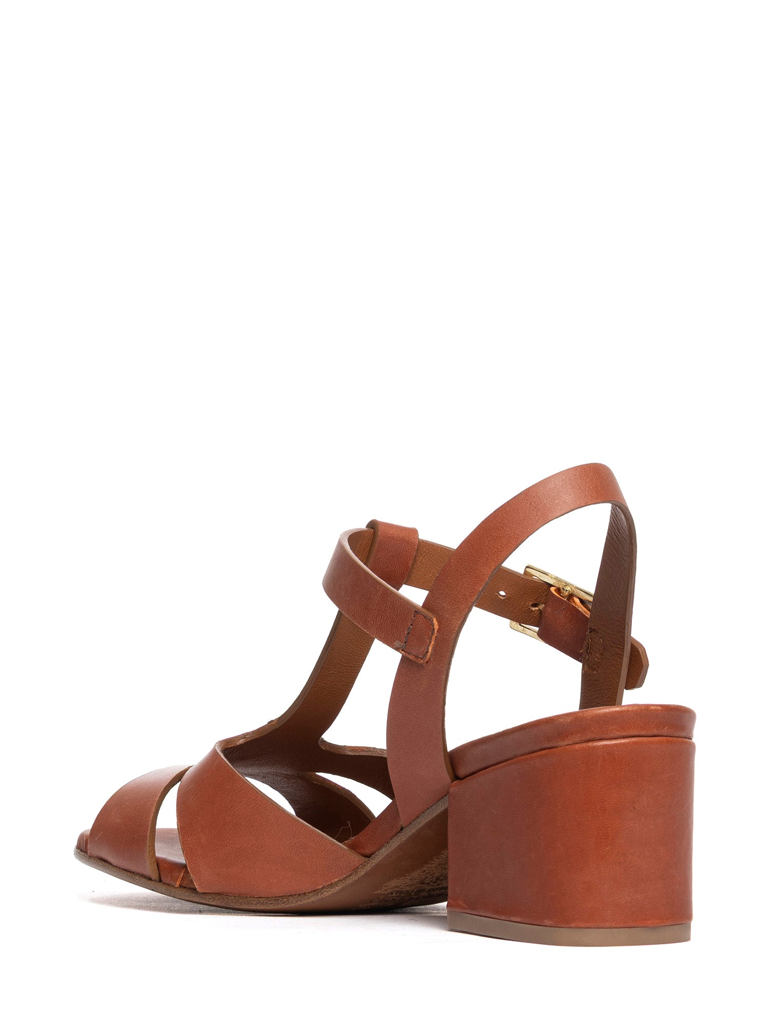 Sandali in vitello mogano 2967