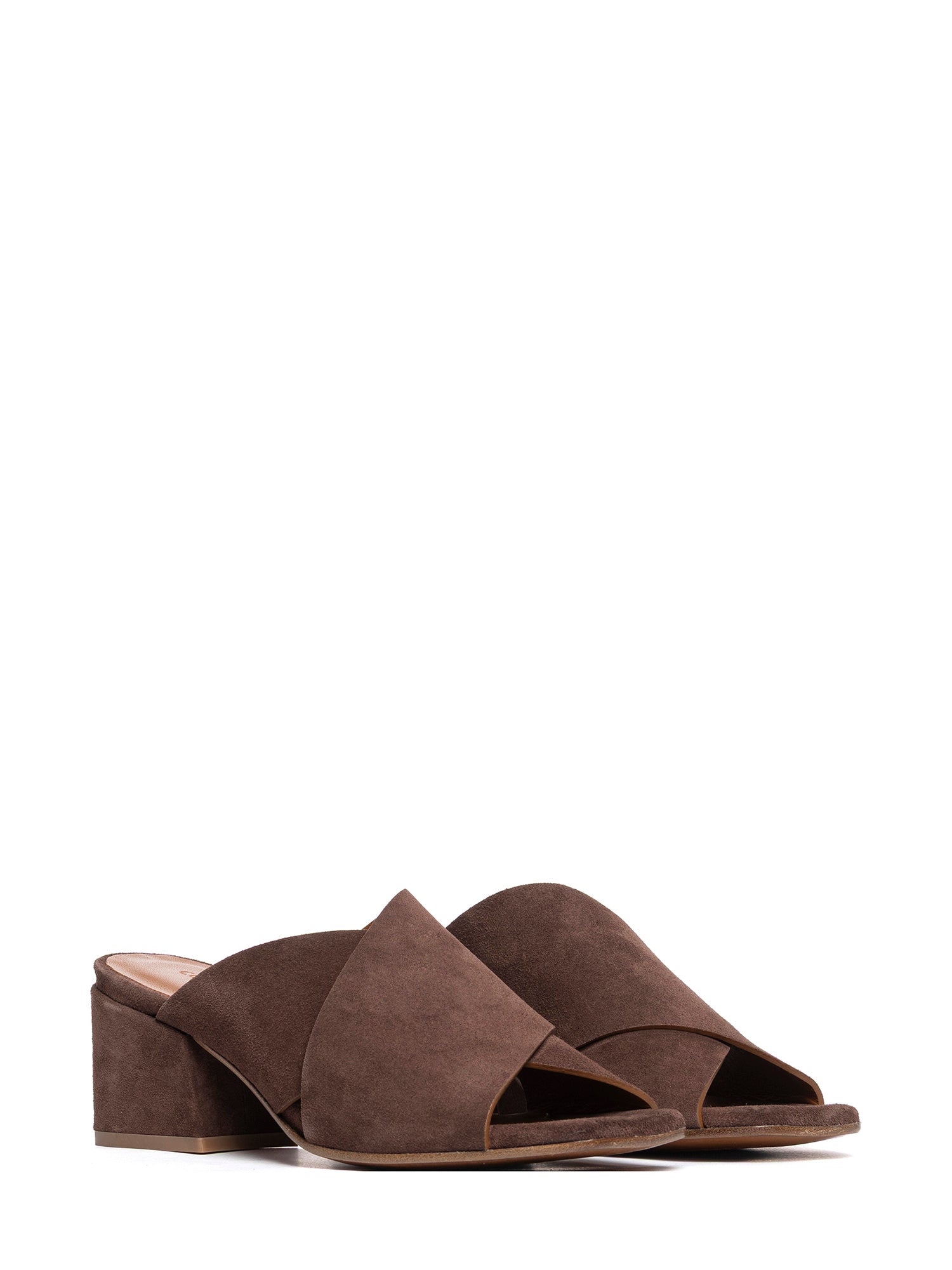 Dark Brown Suede Sandals 2968