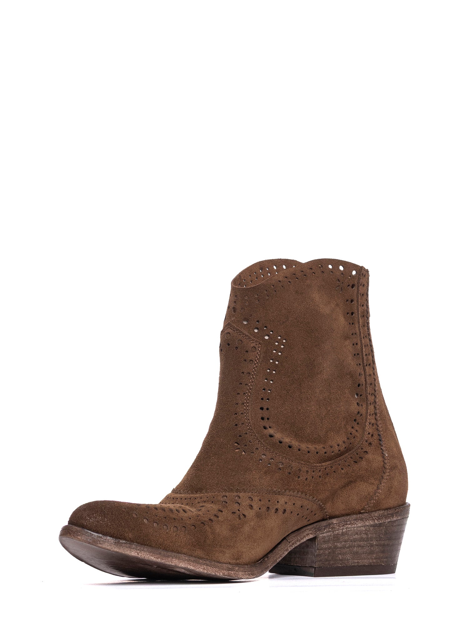 Antelope Suede Texan Ankle Boots 2971