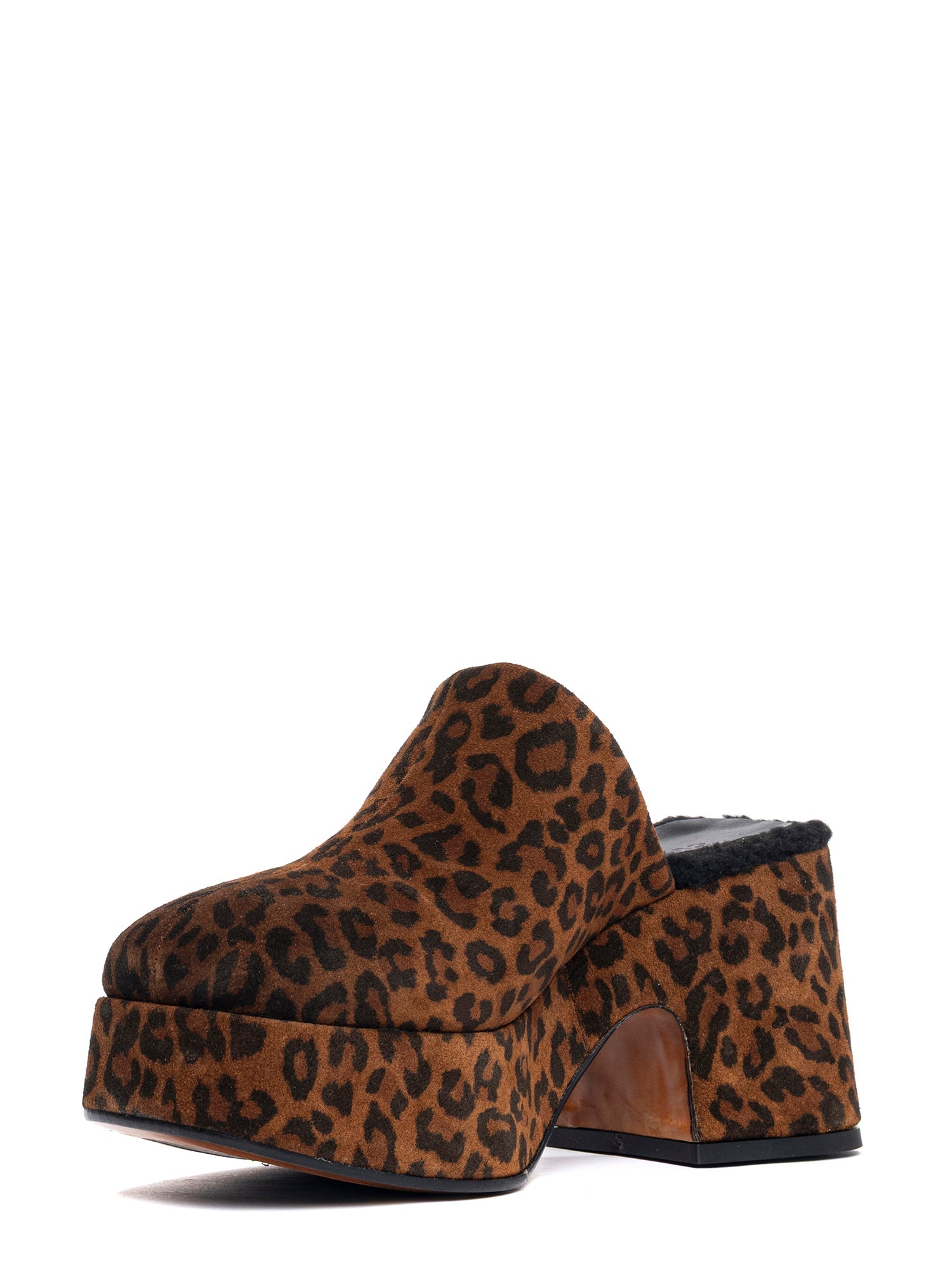 Zeppe in camoscio leopard 2334