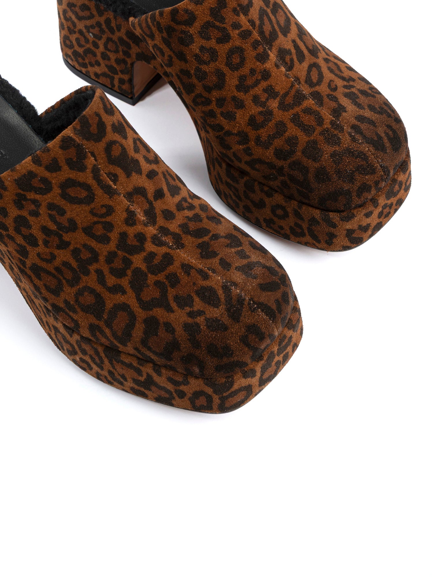 Zeppe in camoscio leopard 2334