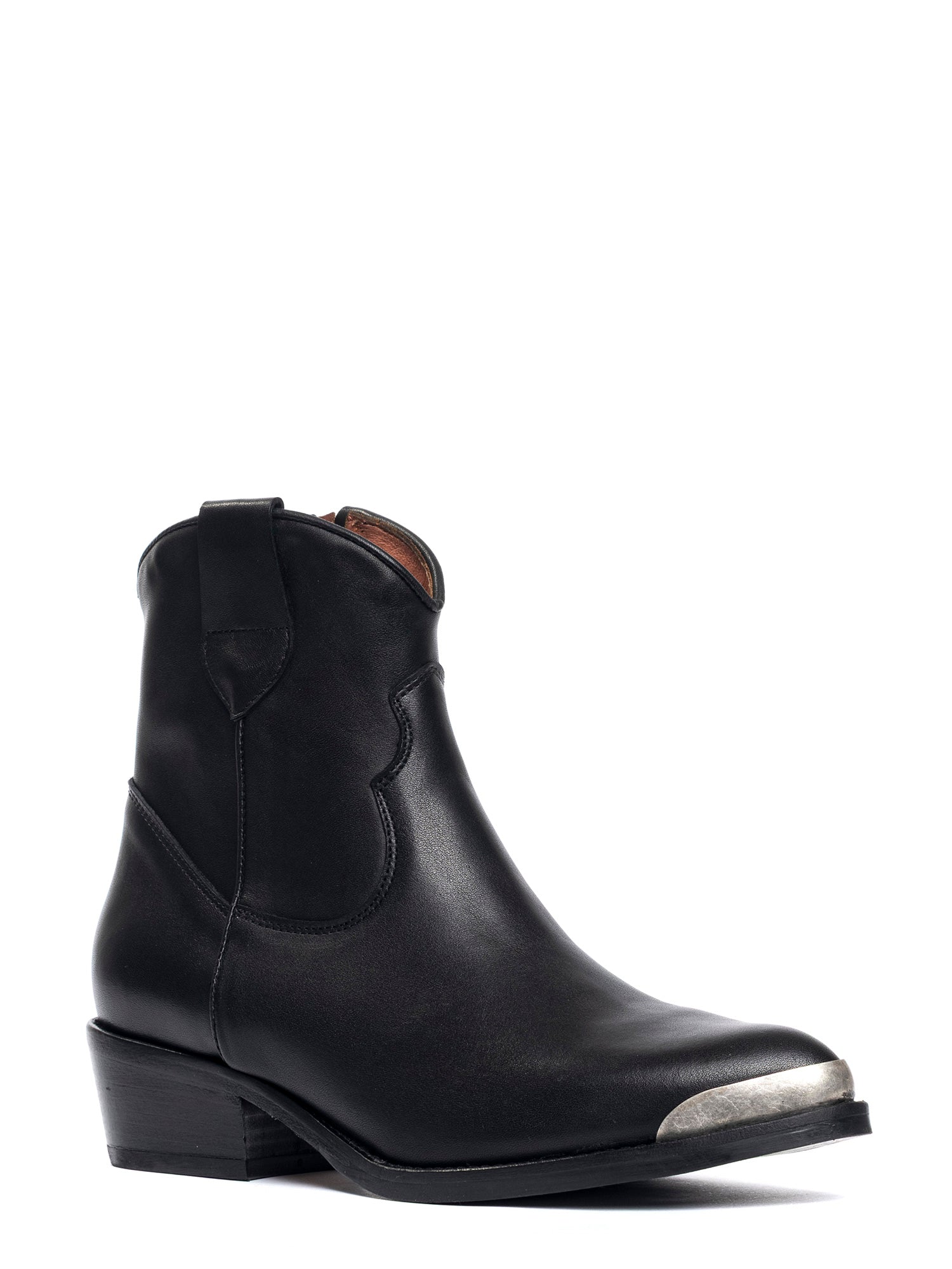 Tronchetti texani in vitello nero 2837P