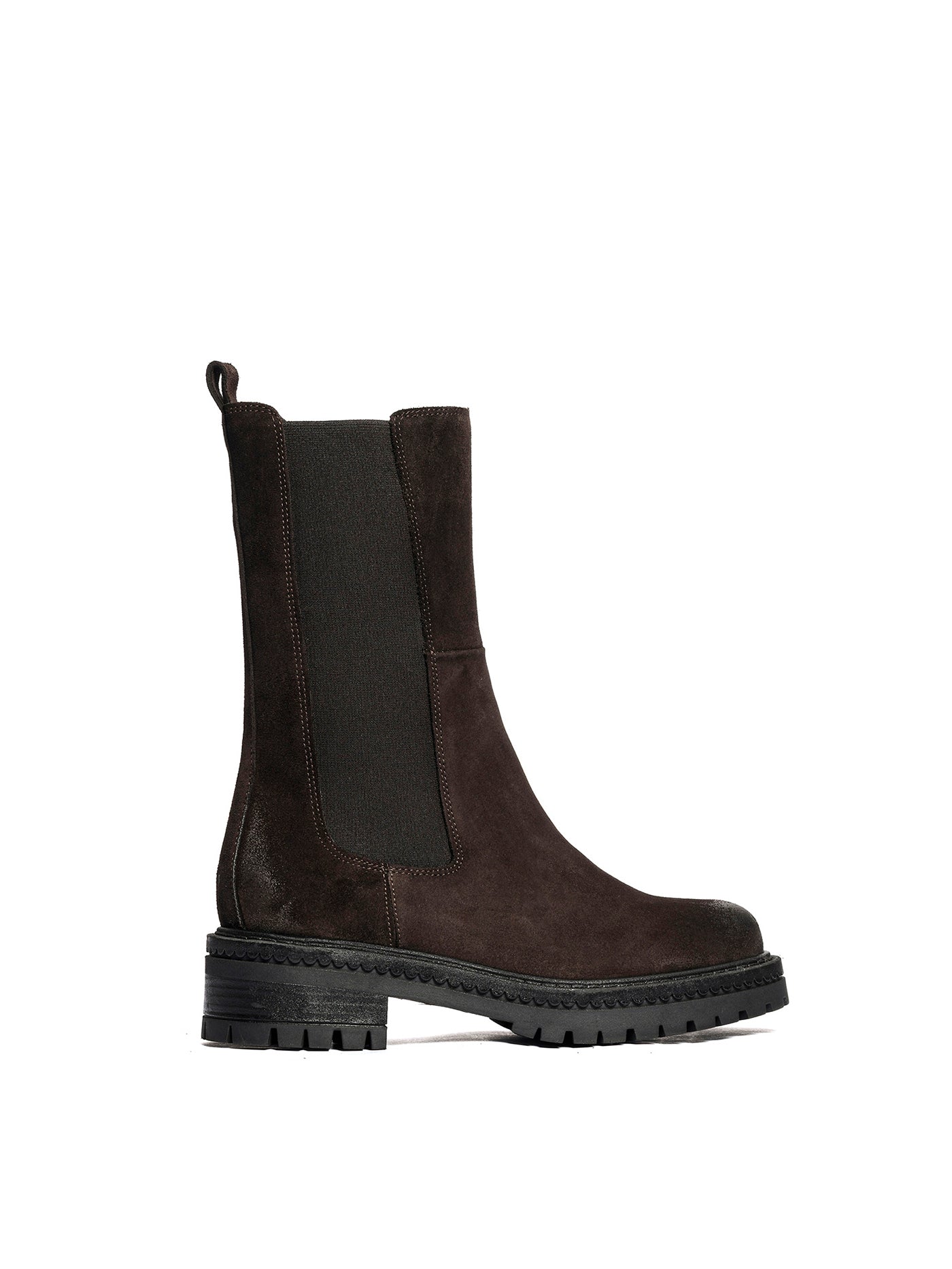 Beatles in camoscio testa di moro 2826