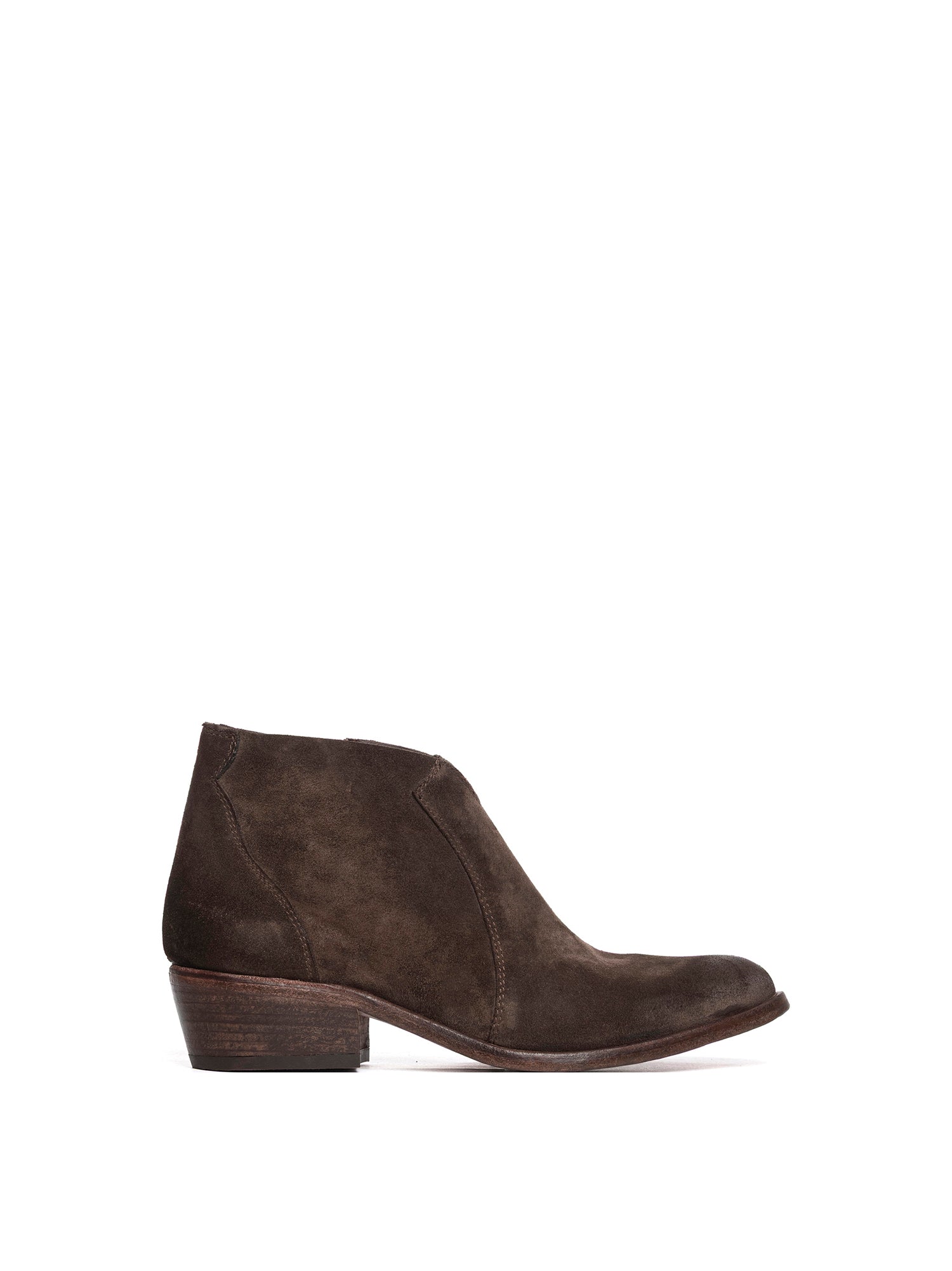 Tronchetti texani in camoscio coffee 2923