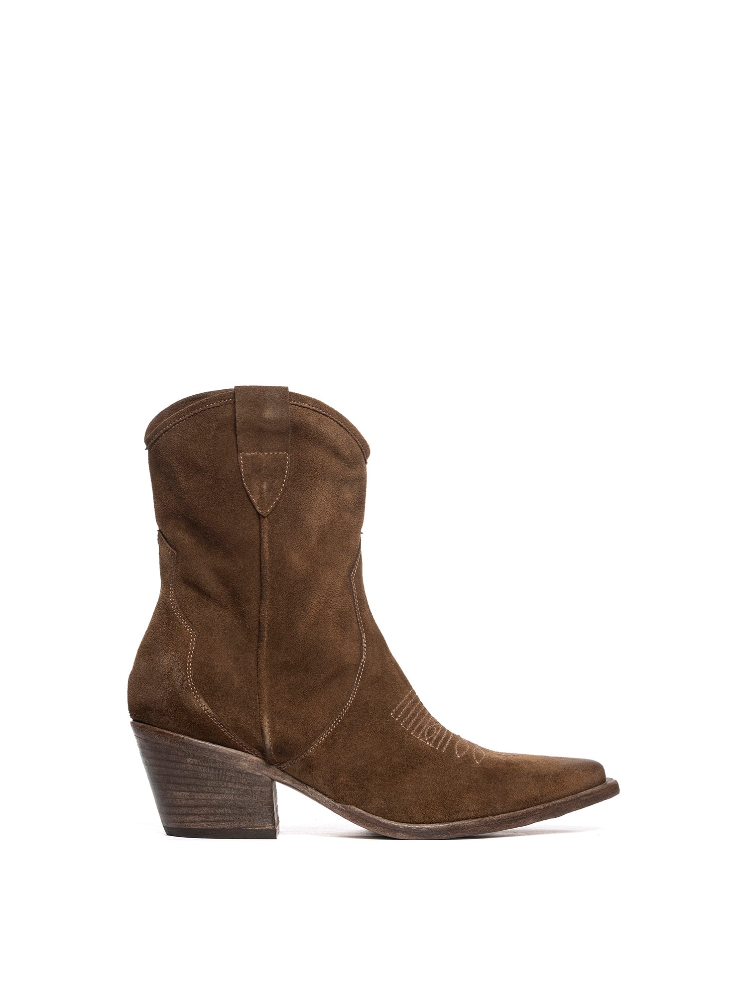 Antelope Suede Texan Ankle Boots 2932
