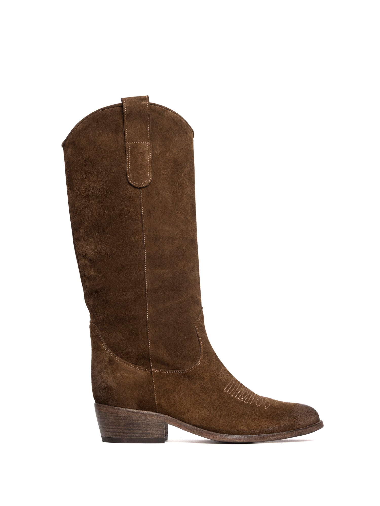2925 Antelope Suede Cowboy Boots