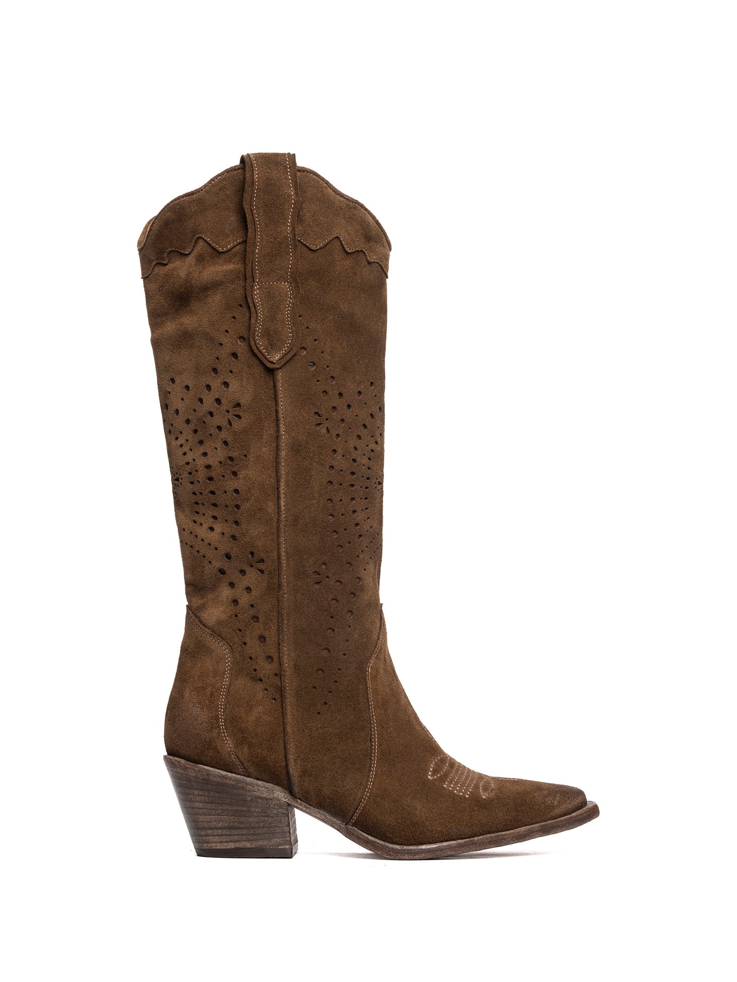 Antelope Suede Texan Boots 2937