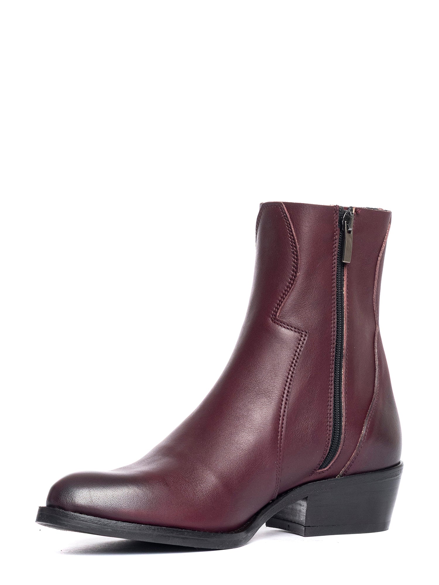 Tronchetti texani in vitello bordeaux 2835