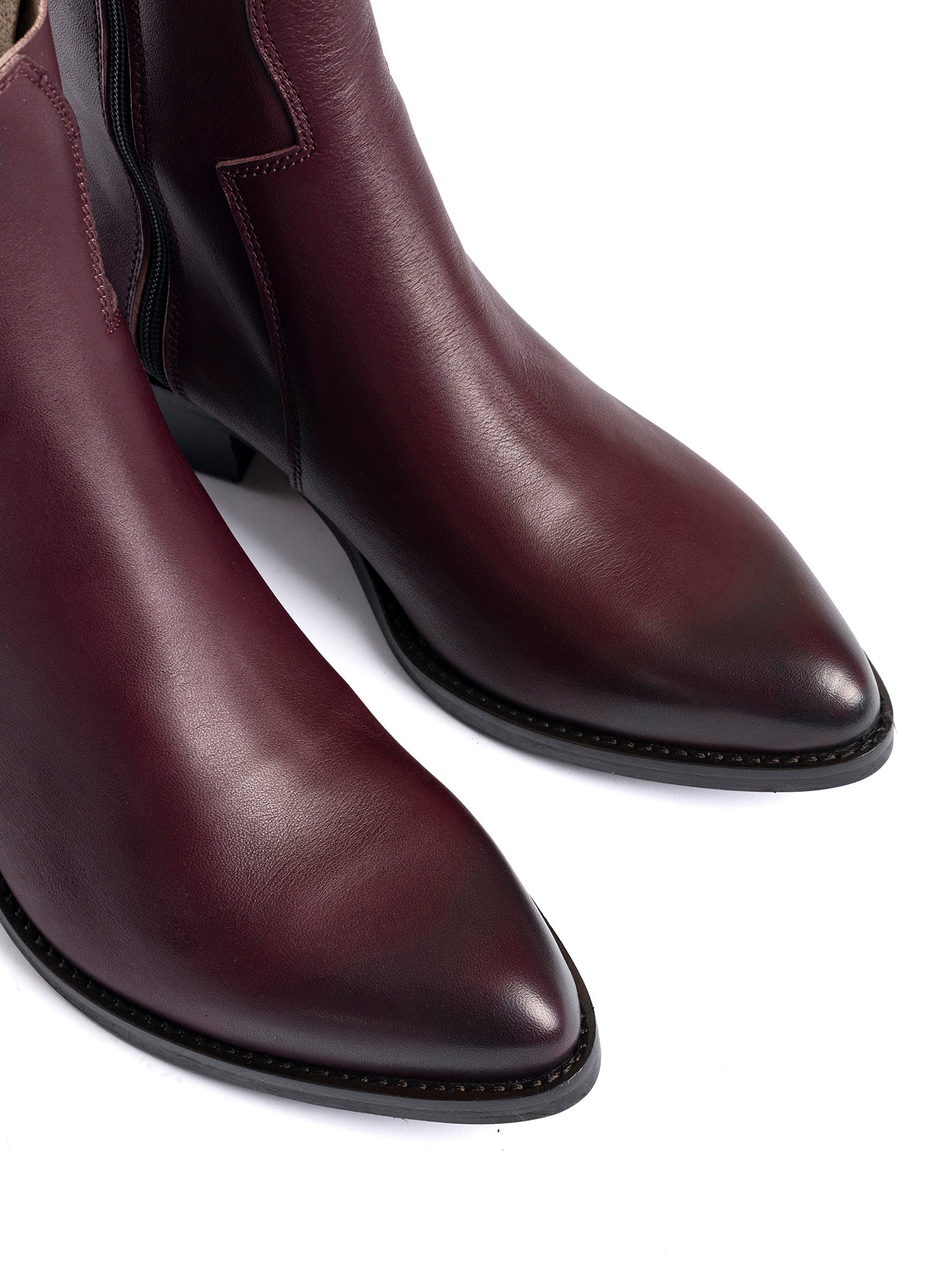 Tronchetti texani in vitello bordeaux 2835