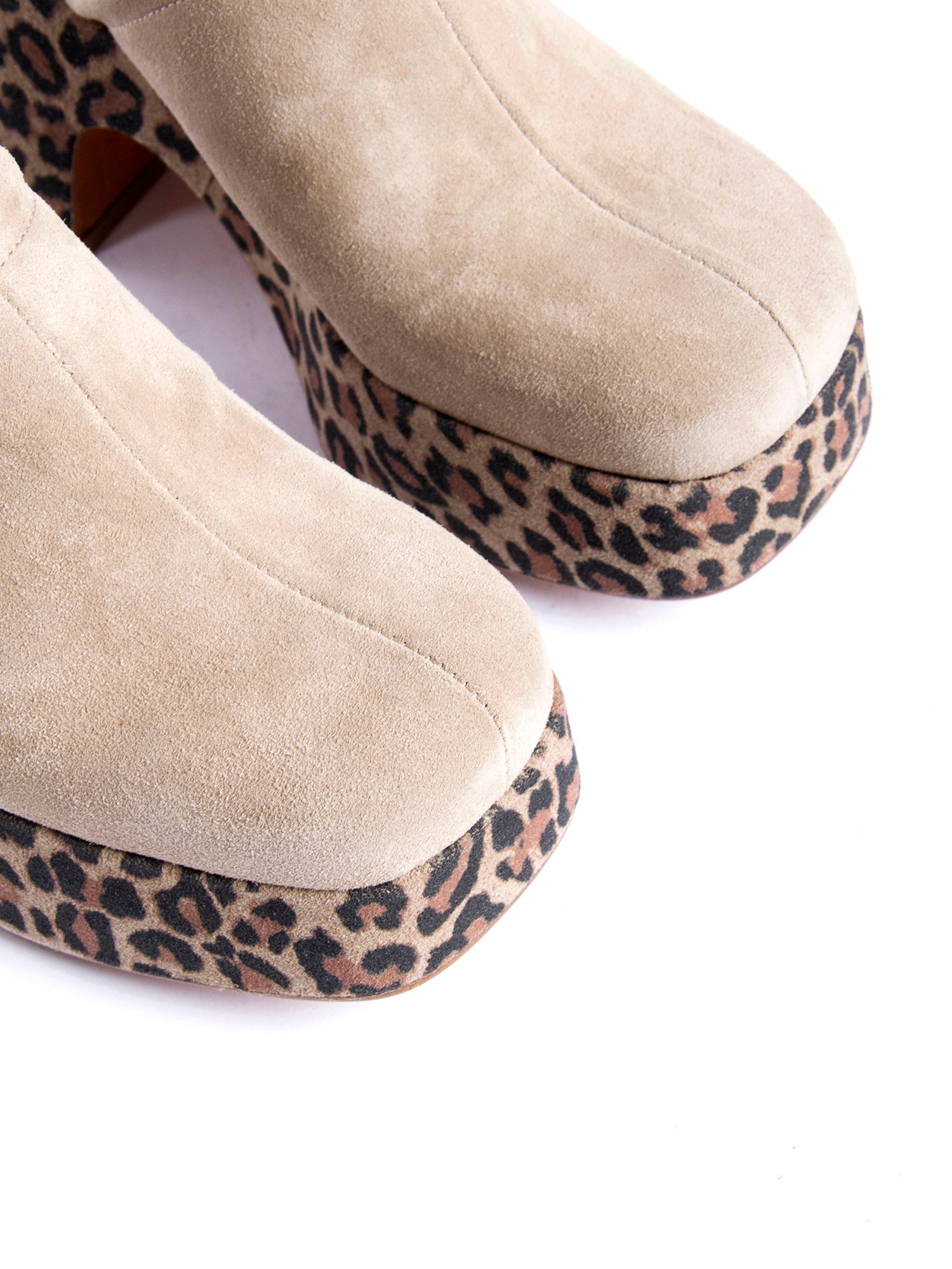 Zeppe in camoscio beige 2751