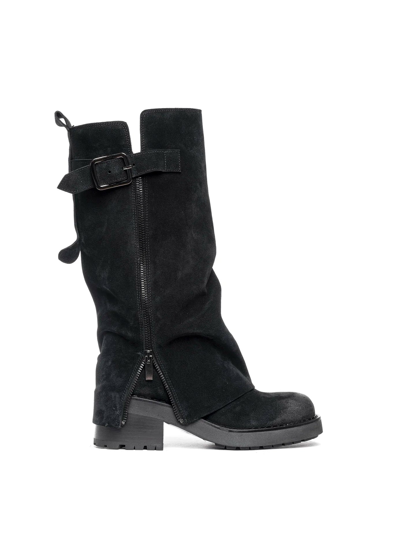 Biker in camoscio nero 2828