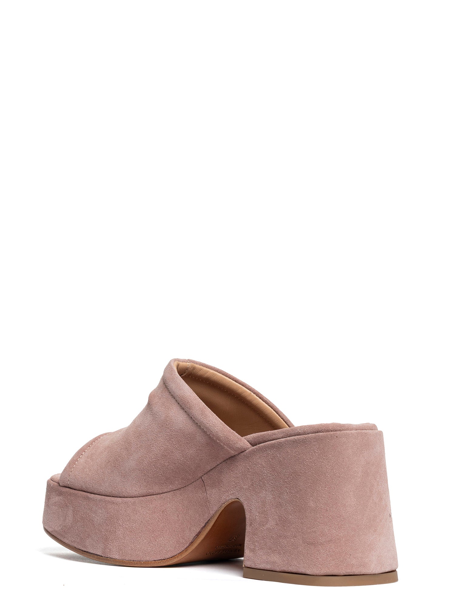 Antique pink suede wedges 2471